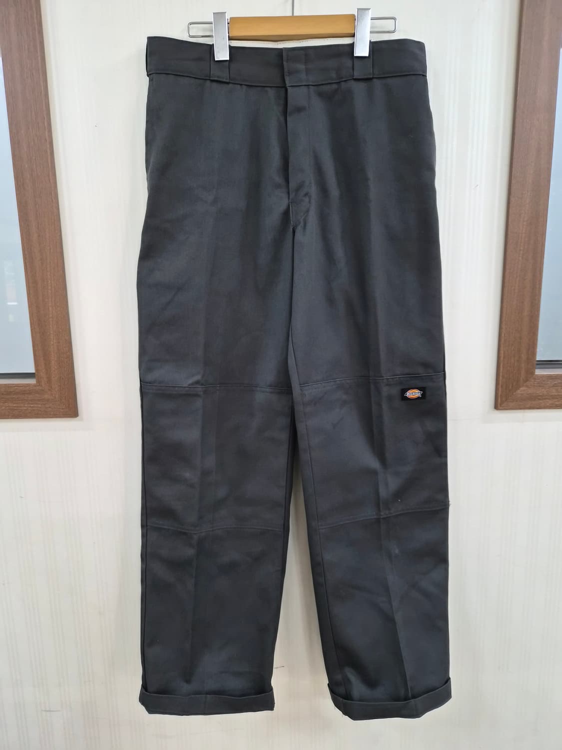 32) 디키즈 루즈핏 더블니 워크팬츠 그레이 팝니다 상품이미지1