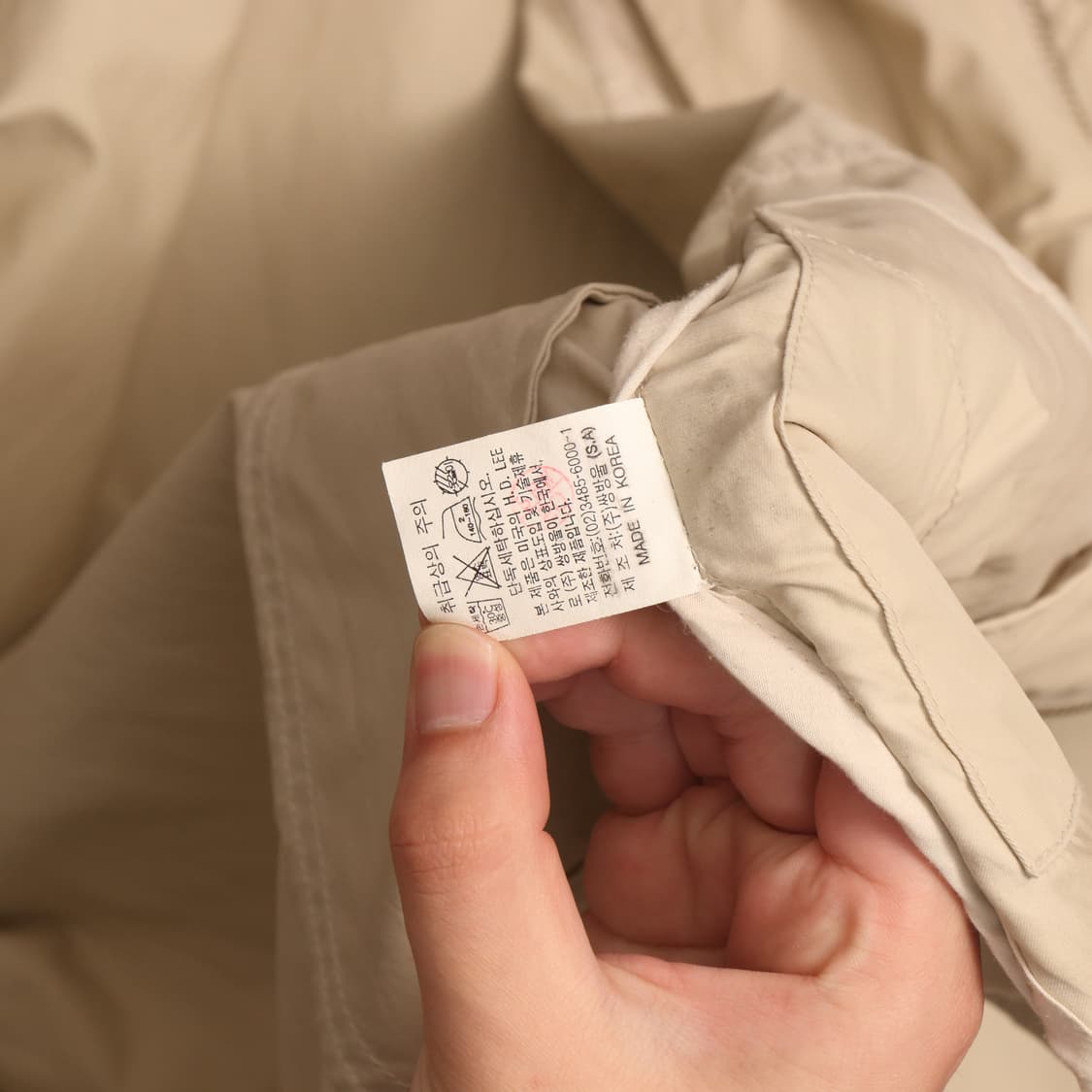 LEE 코팅 나일론 트러커 자켓 A1356 상품이미지5