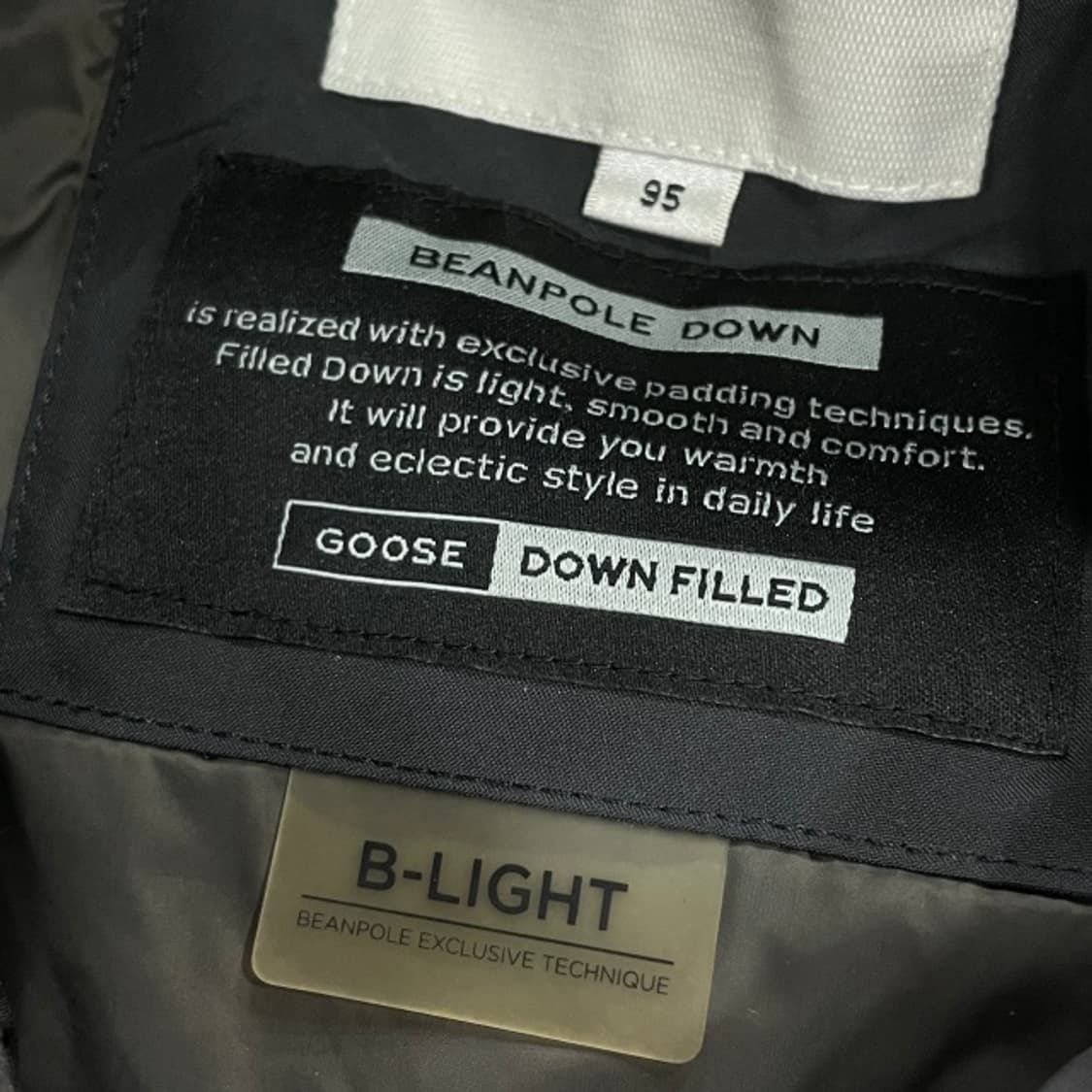95-100 빈폴 구스다운 경량패딩  상품이미지4