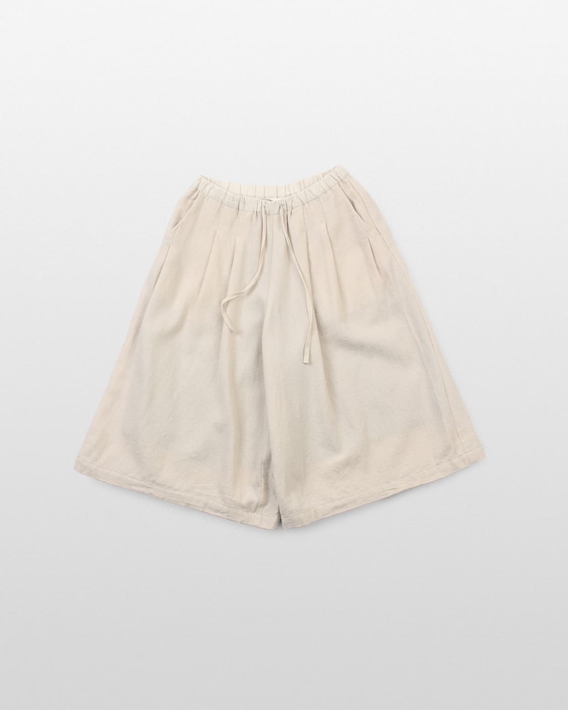 STUDIO CLIP  Natural Linen Wide Shorts 상품이미지1