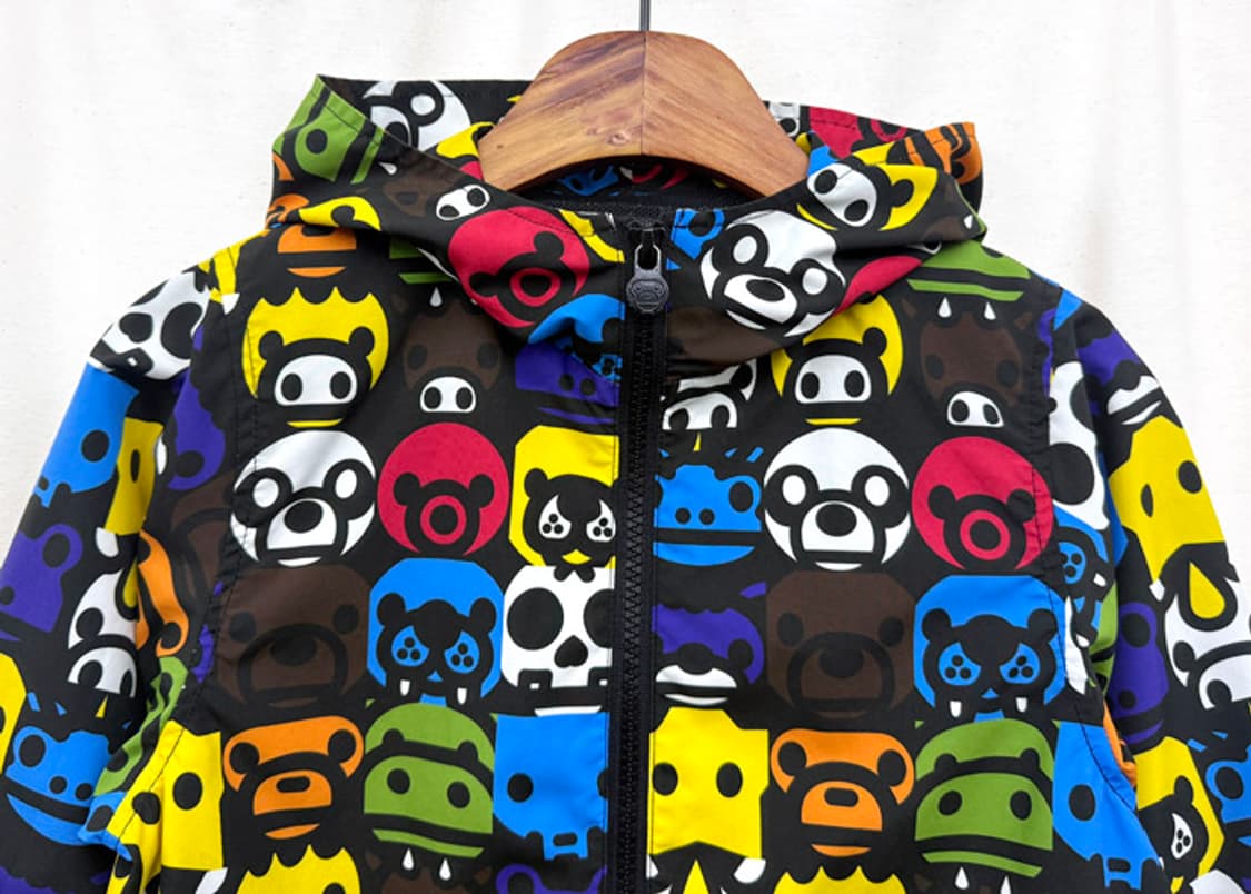 베이프 키즈 베이비 마일로 사파리 블록 바람막이 자켓 상품이미지2