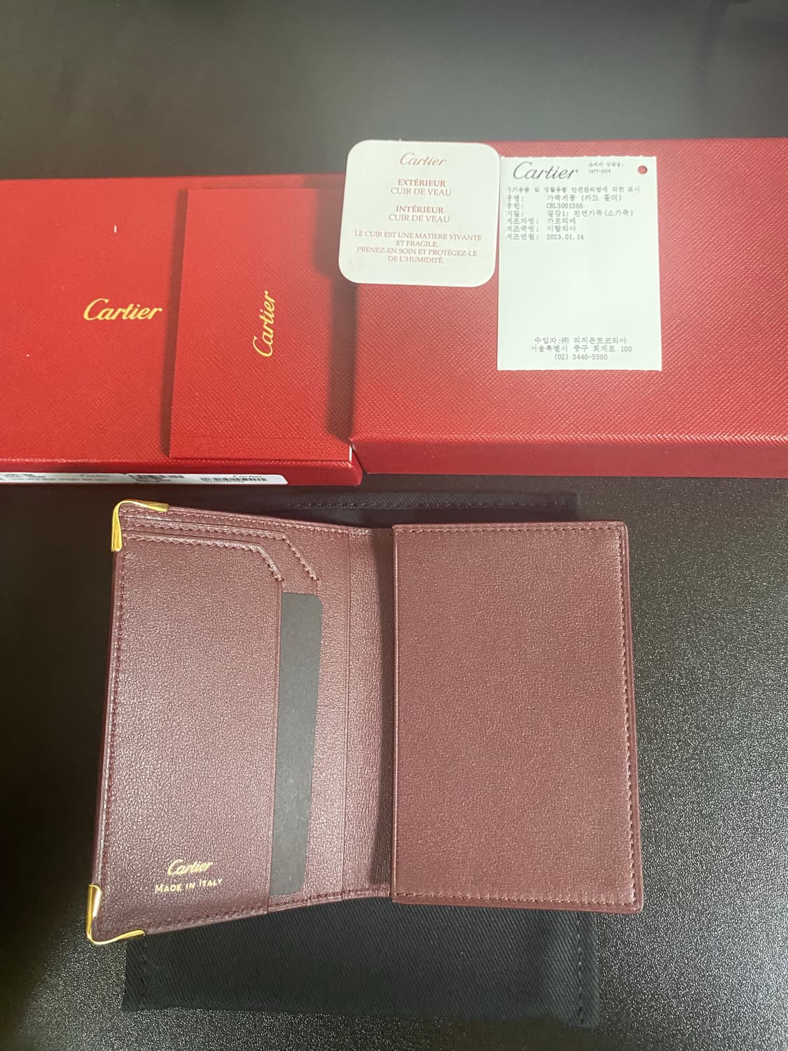 [새상품] 까르띠에 브로도 머스트 카드지갑 상품이미지2