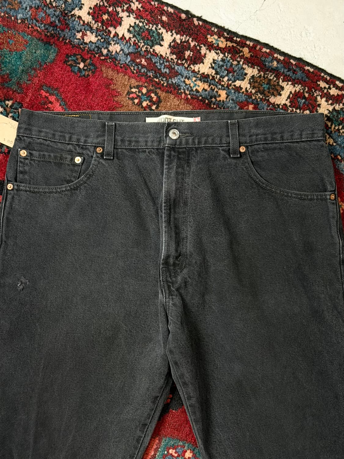 00's 리바이스 517 블랙 부츠컷 플레어진 상품이미지5