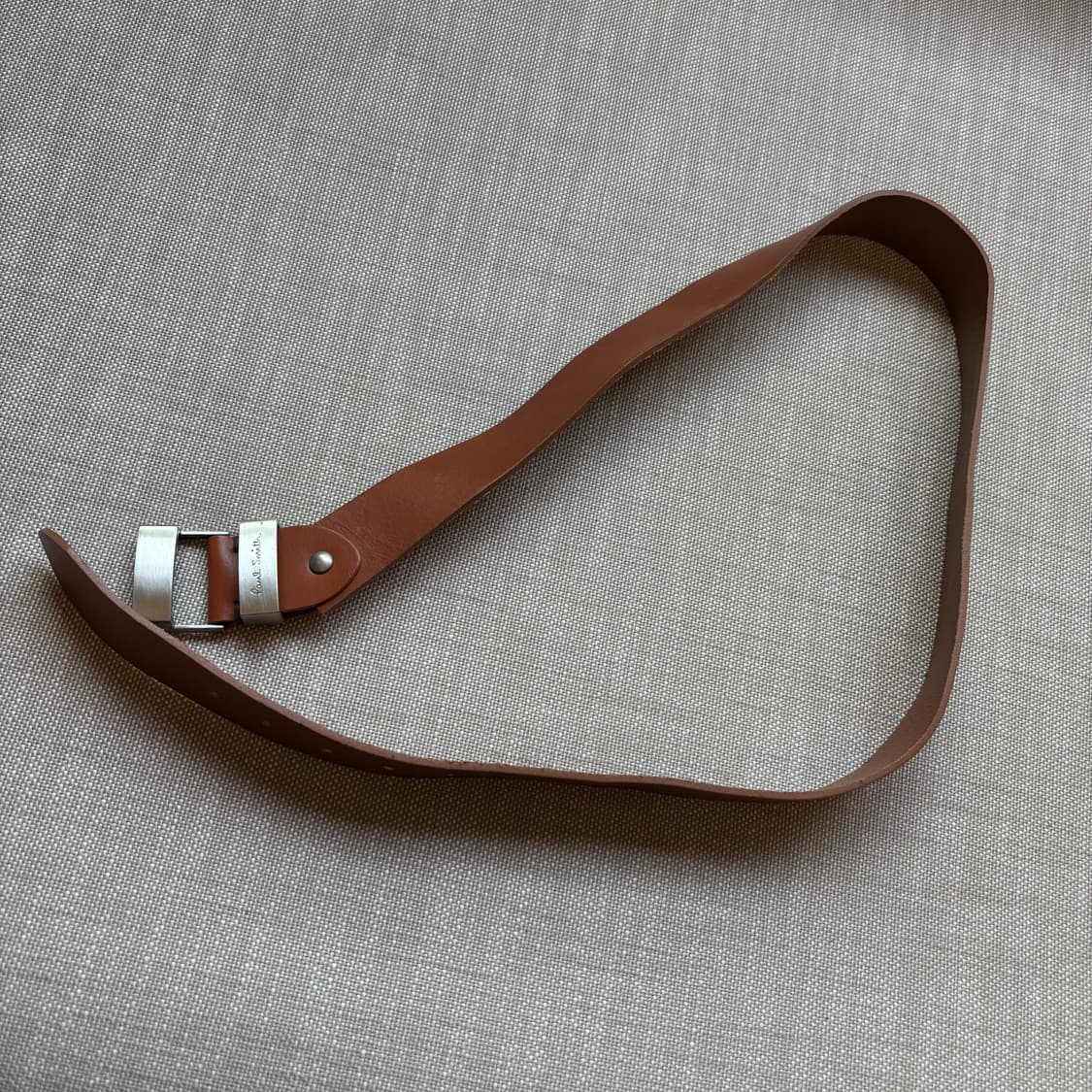 폴스미스(Paul Smith)의 카멜 브라운 레더 벨트 상품이미지8