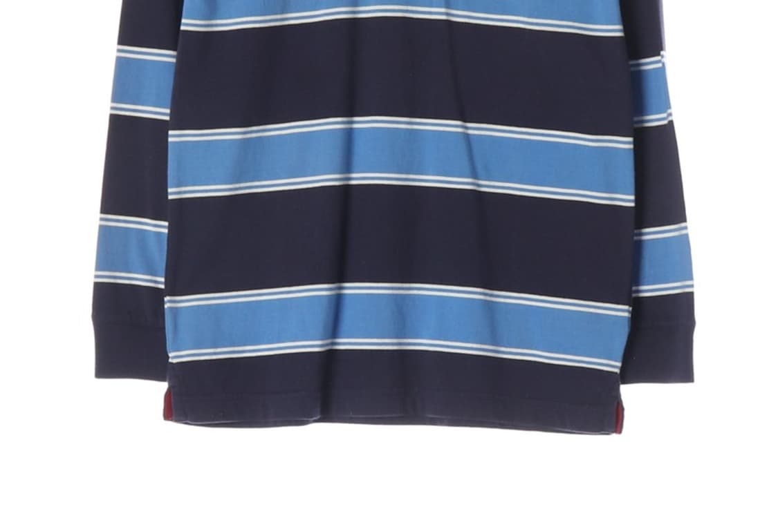 타미힐피거 스트라이프 긴팔 폴로 셔츠 네이비 XL 16-18 상품이미지4