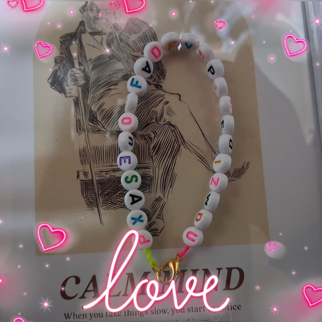 젬핌공방 예쁜 알파벳 팔찌 팔아요 상품이미지4