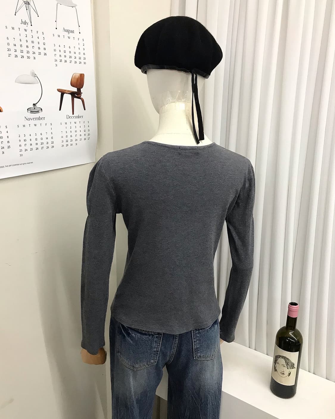 버버리 체크 프릴 퍼프 긴팔티 상품이미지10