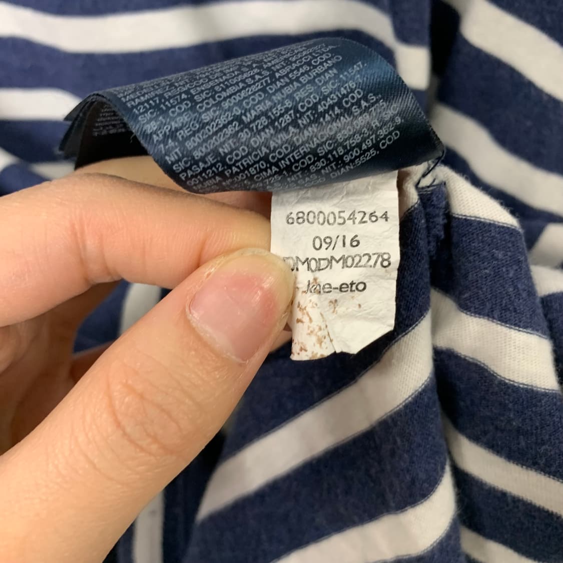 타미힐피거 단가라 스트라이프 롱 슬리브 상품이미지4