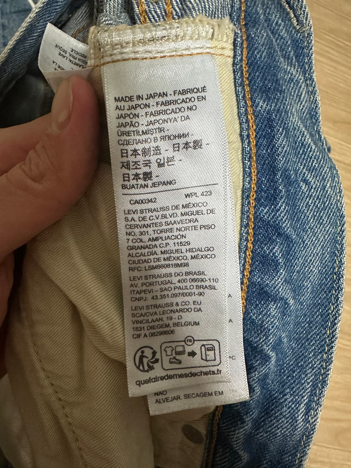 52s 리바이스 501 original (일본) 36x32 상품이미지4