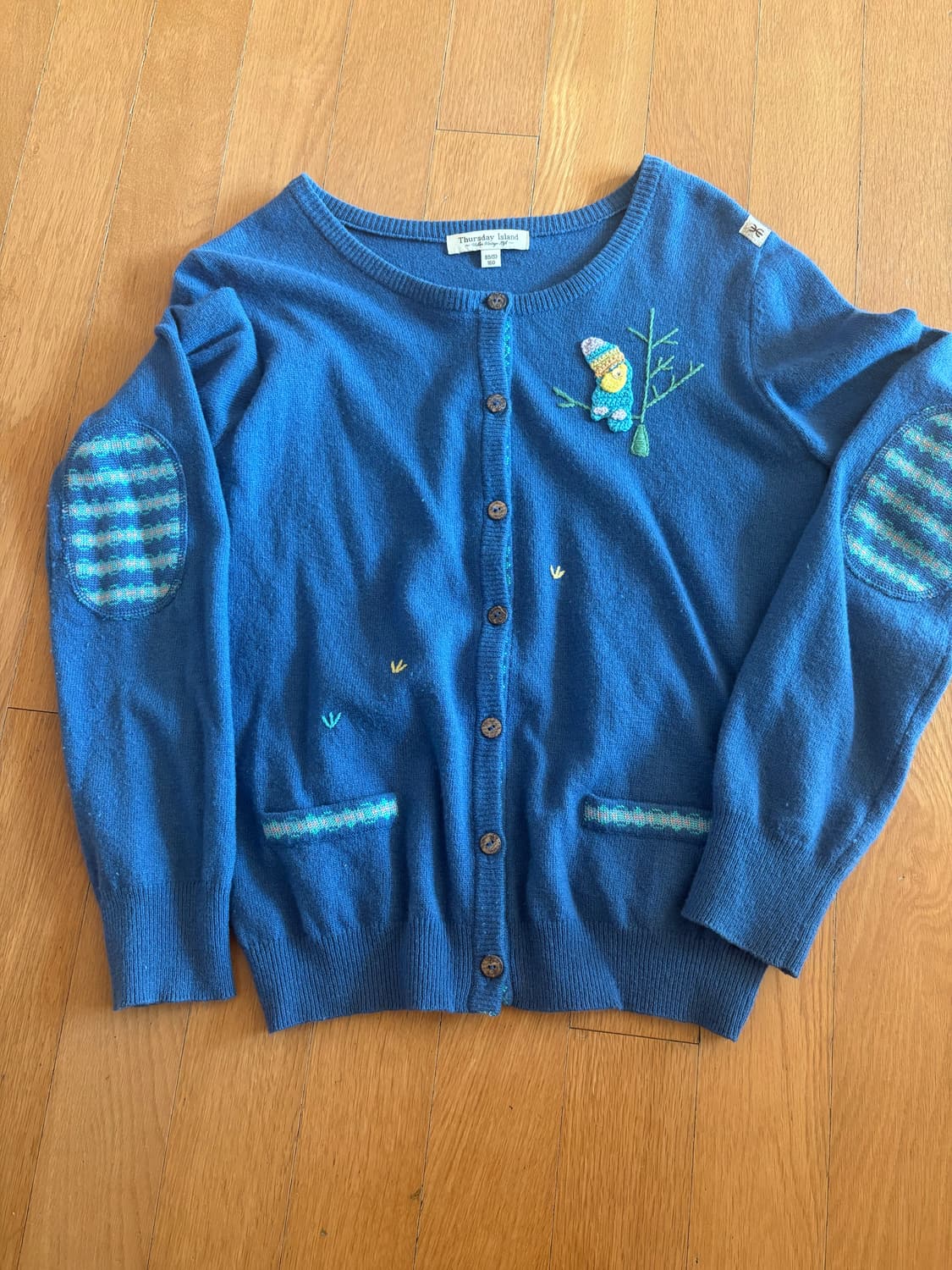 Thursday lsland 자수 가디건 상품이미지1