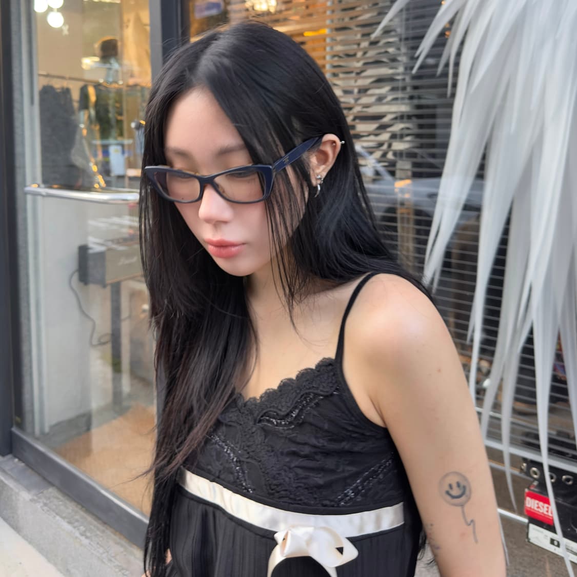 00s 프라다 캣아이 안경 세트 상품이미지7