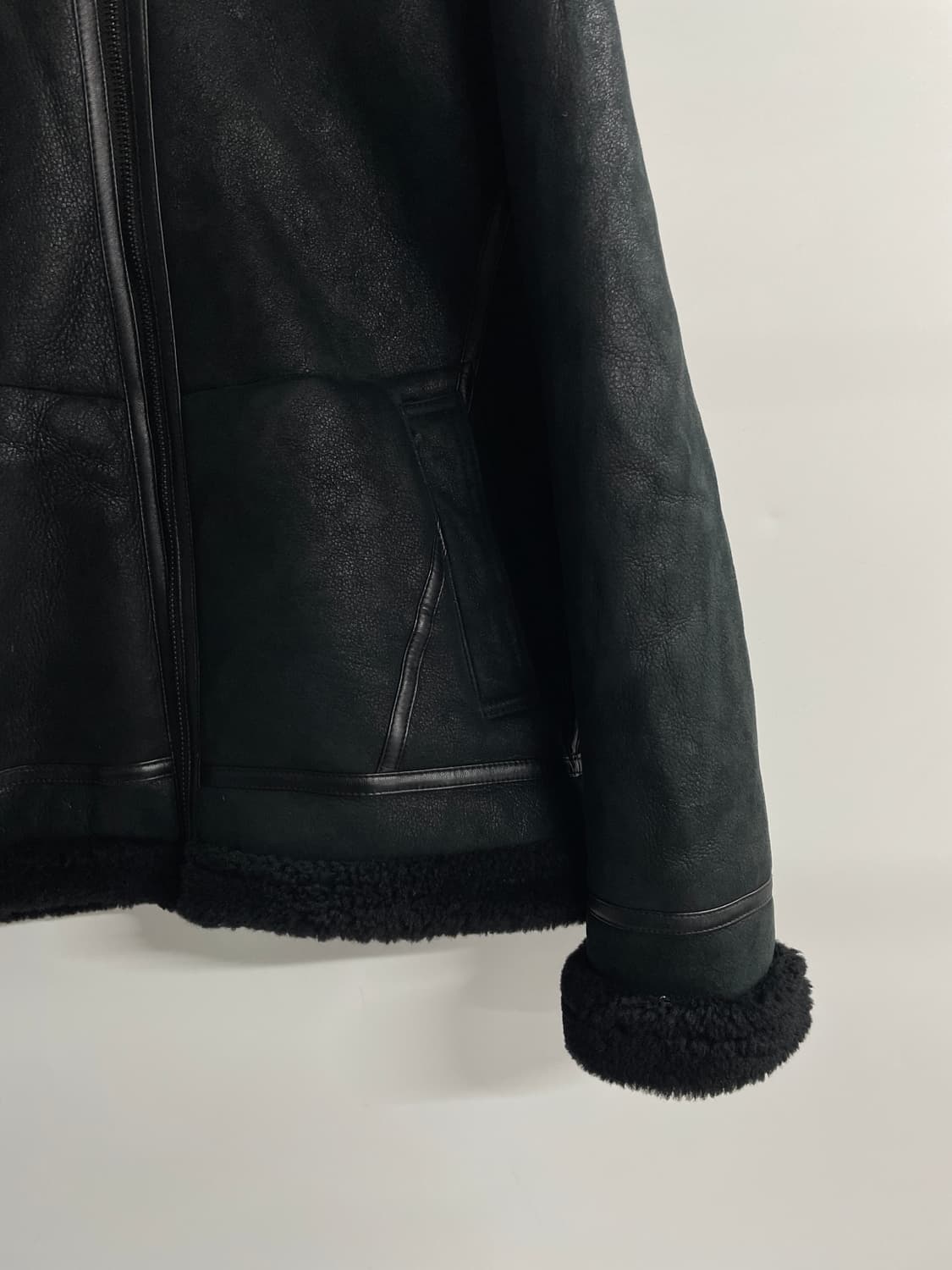 마인드브릿지 천연 양가죽 B-3 무스탕 상품이미지4