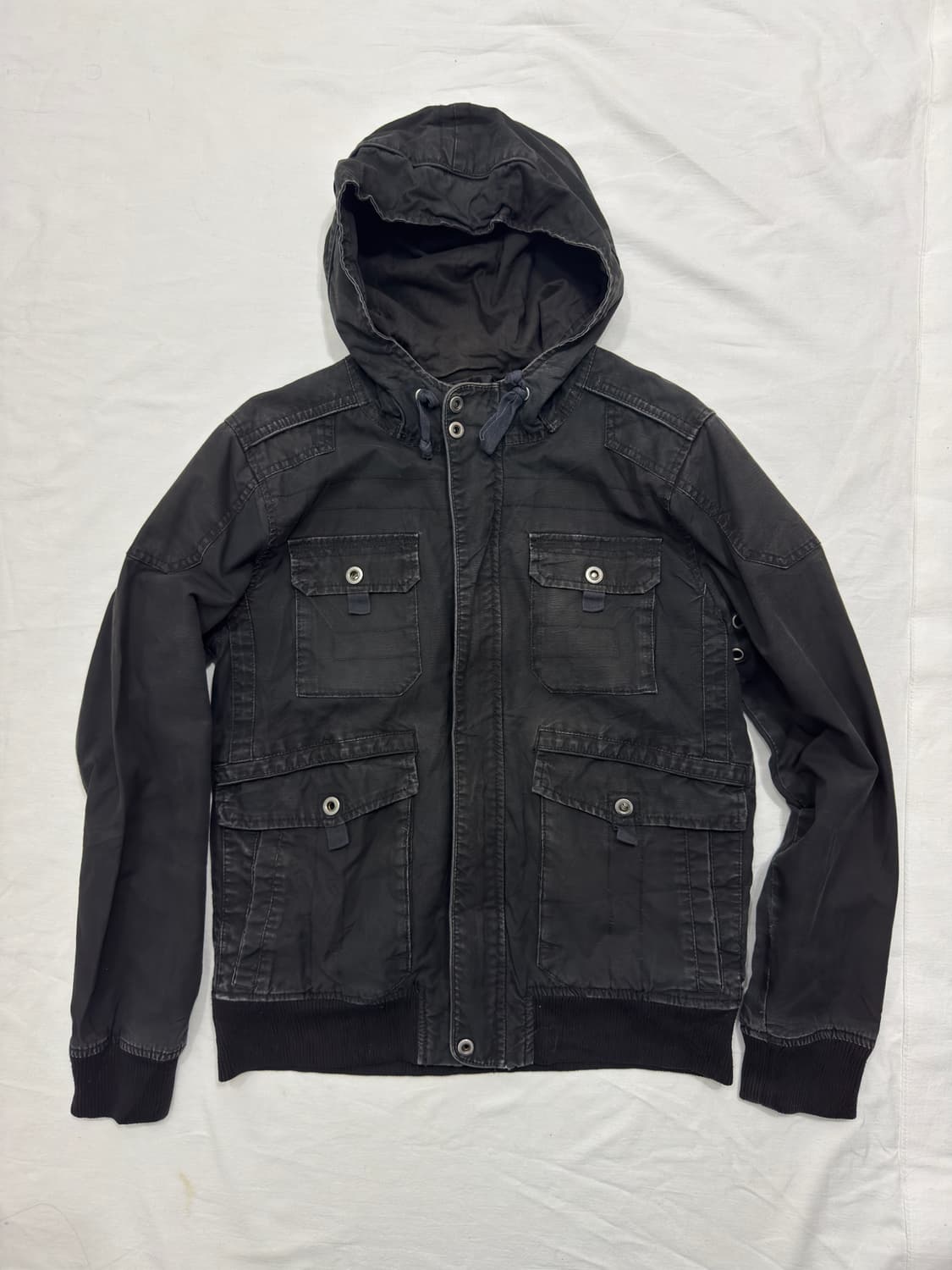 black military hood jacket 상품이미지1