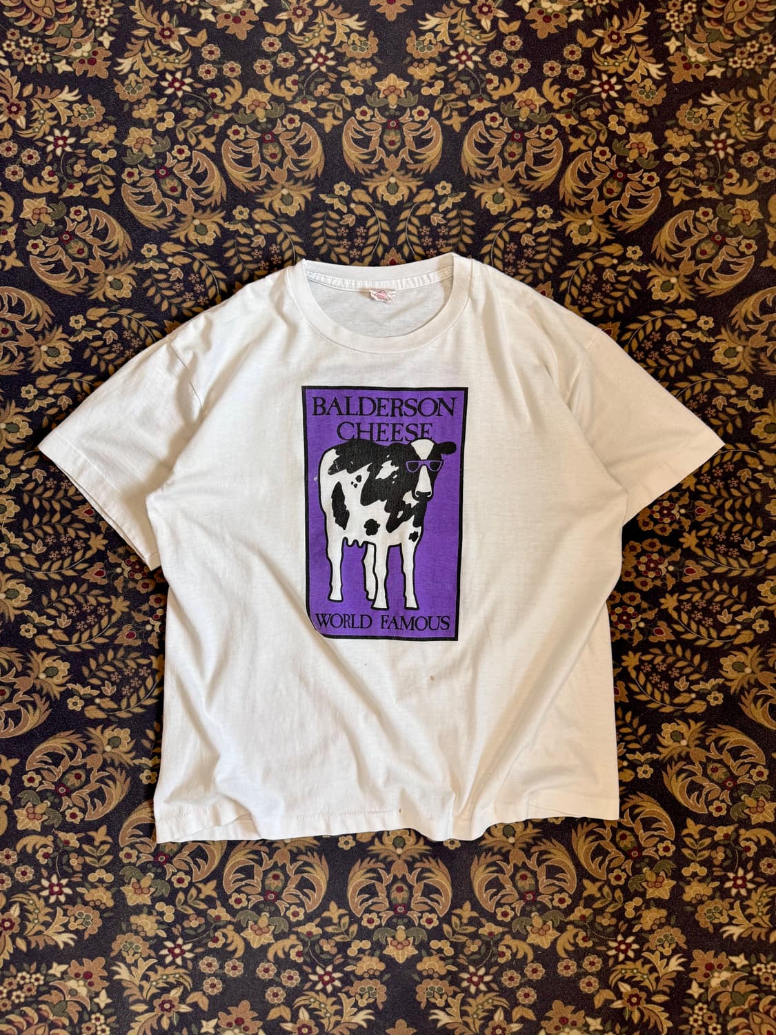 80-90s 볼더슨 치즈 로고 빈티지 티셔츠 벤앤제리스 상품이미지1