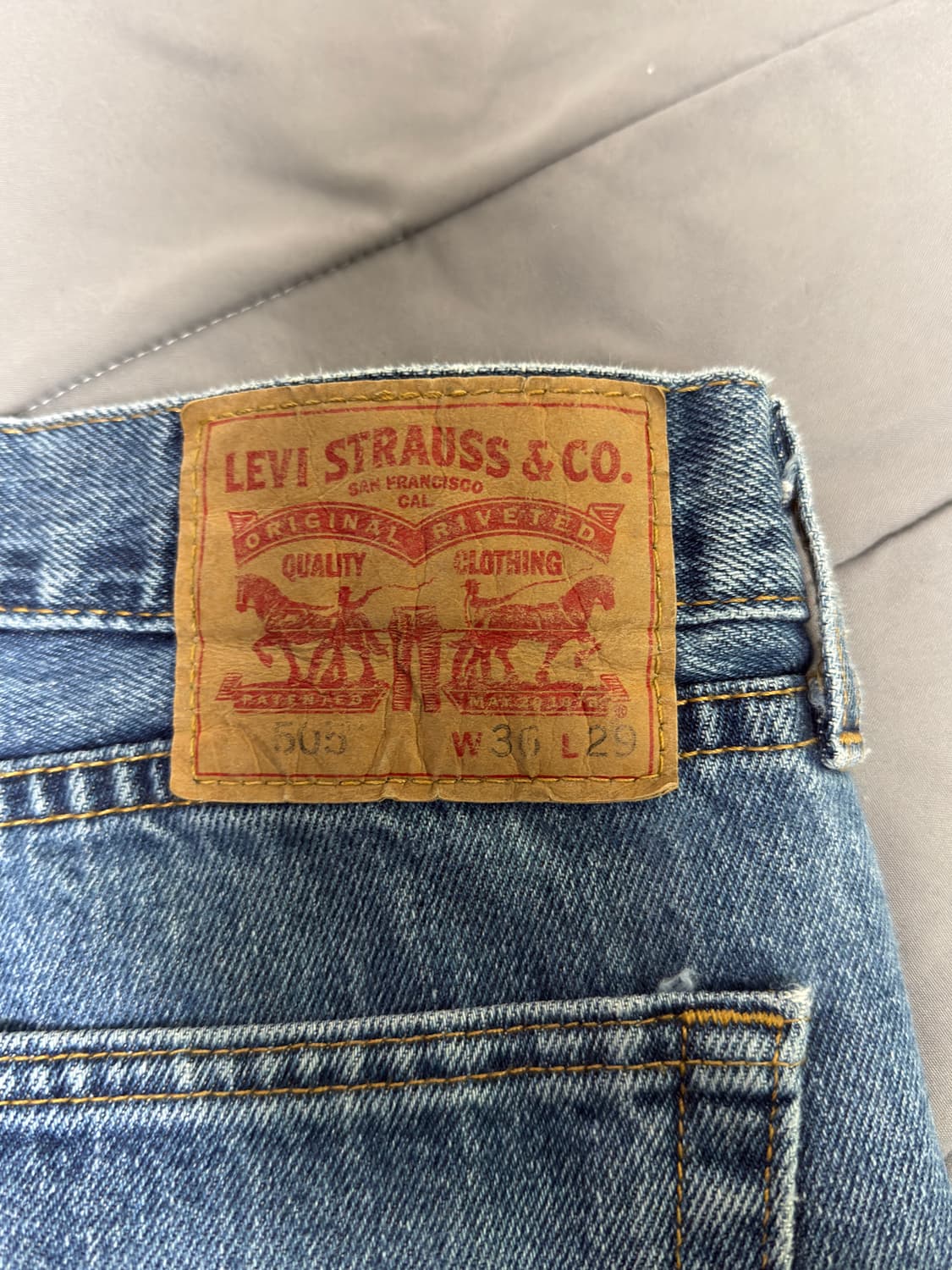 리바이스 505 w36 L29 상품이미지3