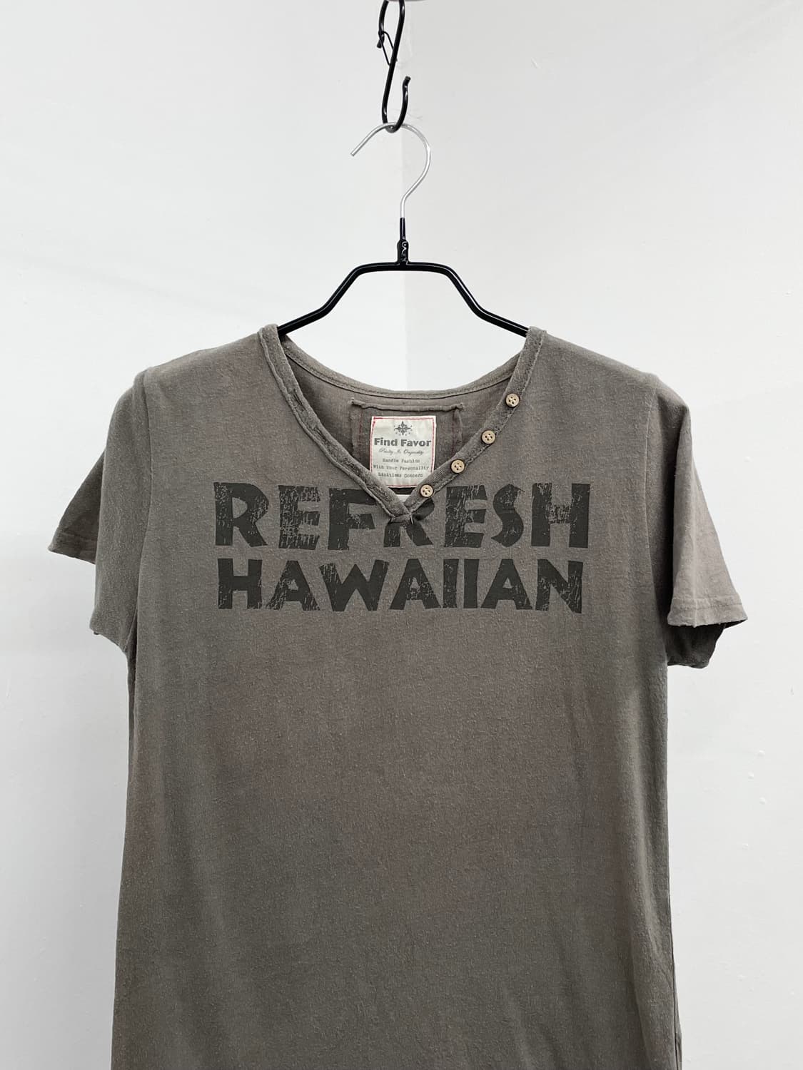 y2k 버튼 프린팅 티셔츠 상품이미지5