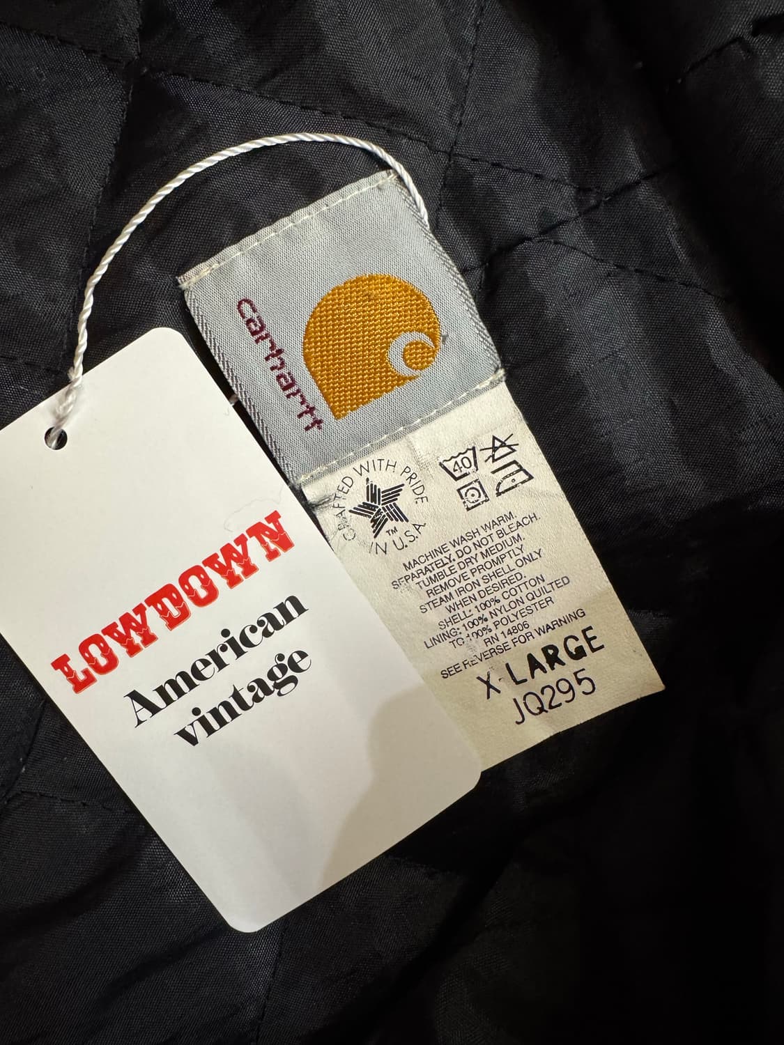 90s 칼하트 덕 캔버스 액티브자켓 made in usa 상품이미지4