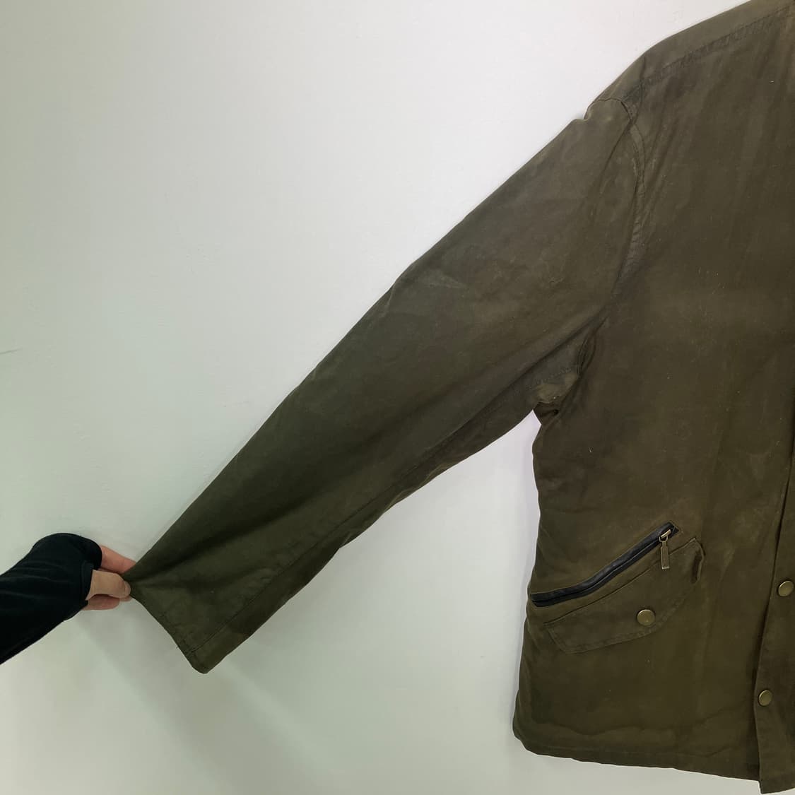 바버 프레스트버리 왁스 자켓 M 상품이미지5