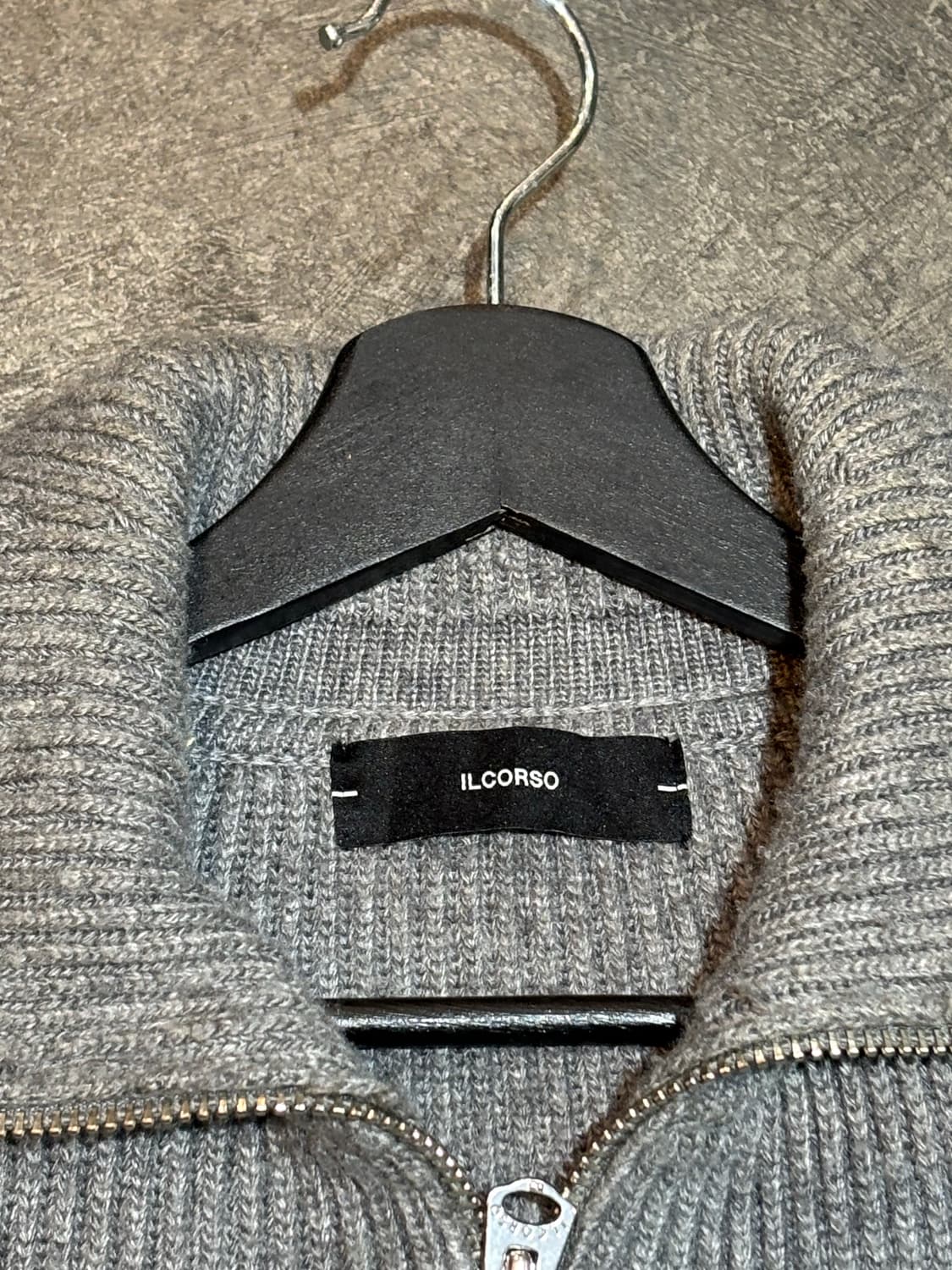 일꼬르소 하프집업 반집업 니트 스웨터 100 상품이미지4