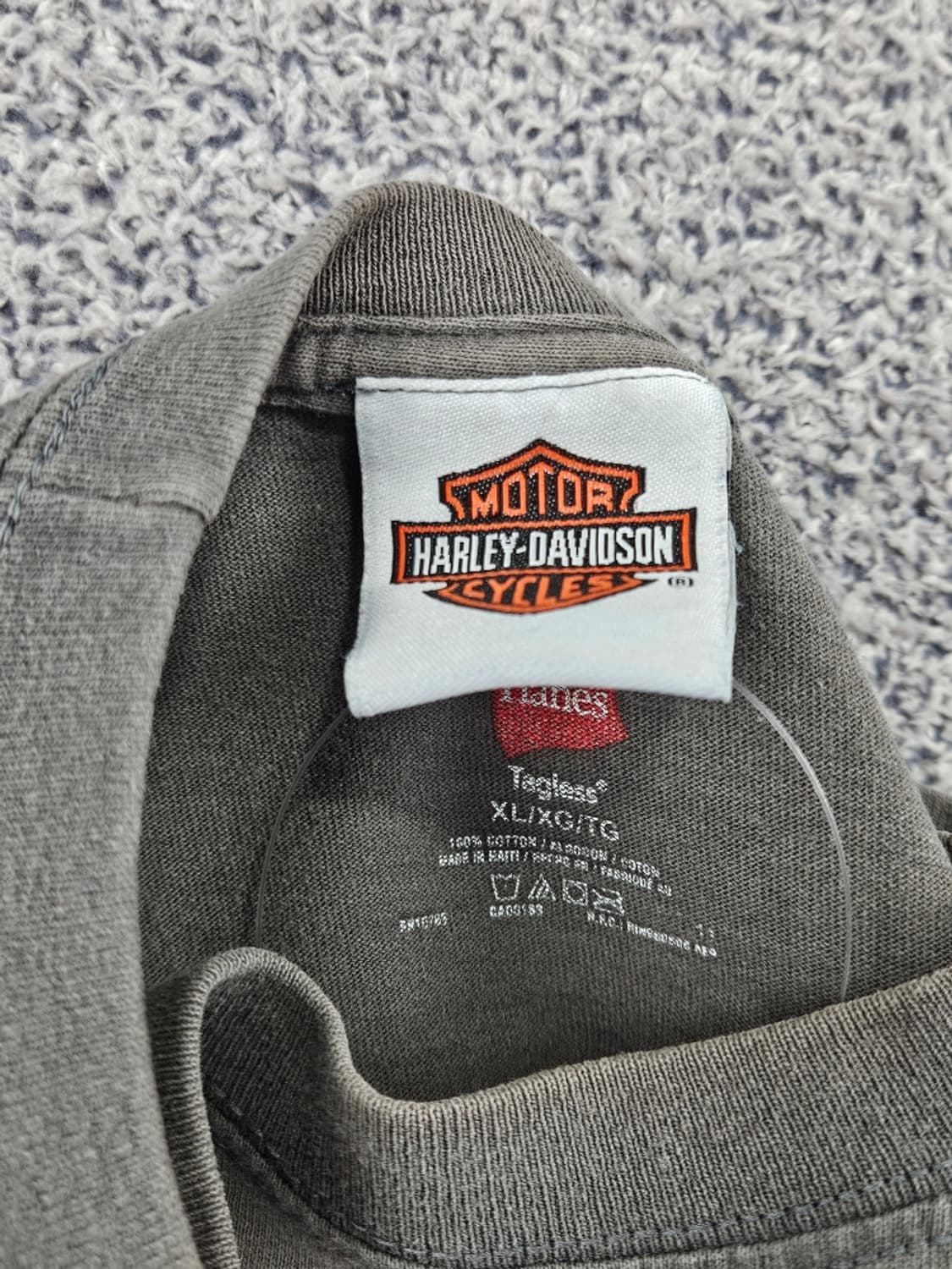 할리데이비슨 미시시피 빌록시 MS 롱 슬리브 ( XL ) / 11535 상품이미지8