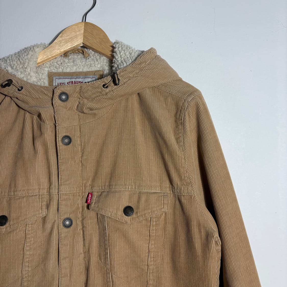 리바이스 빈티지 코듀로이 보아 안감 후드 자켓 (무료배송) 상품이미지3