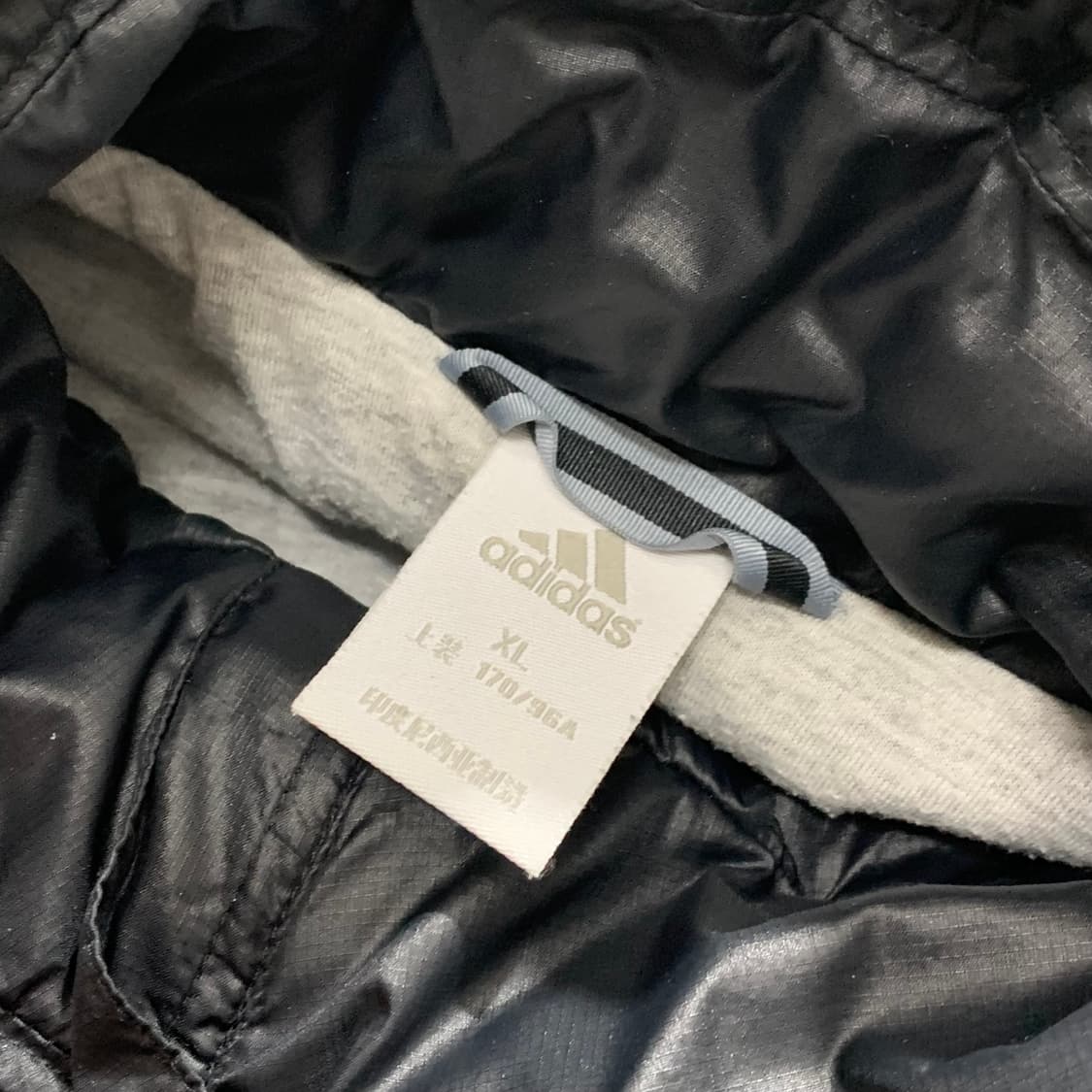 아디다스 블랙 3스트랩 바람막이 트랙자켓   상품이미지3