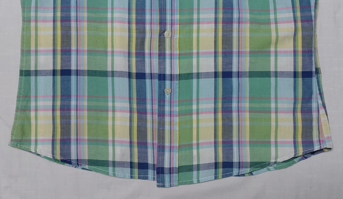 [L] 랭글러(Wrangler) 린넨 혼방 체크 웨스턴 셔츠 - 화사한  상품이미지3