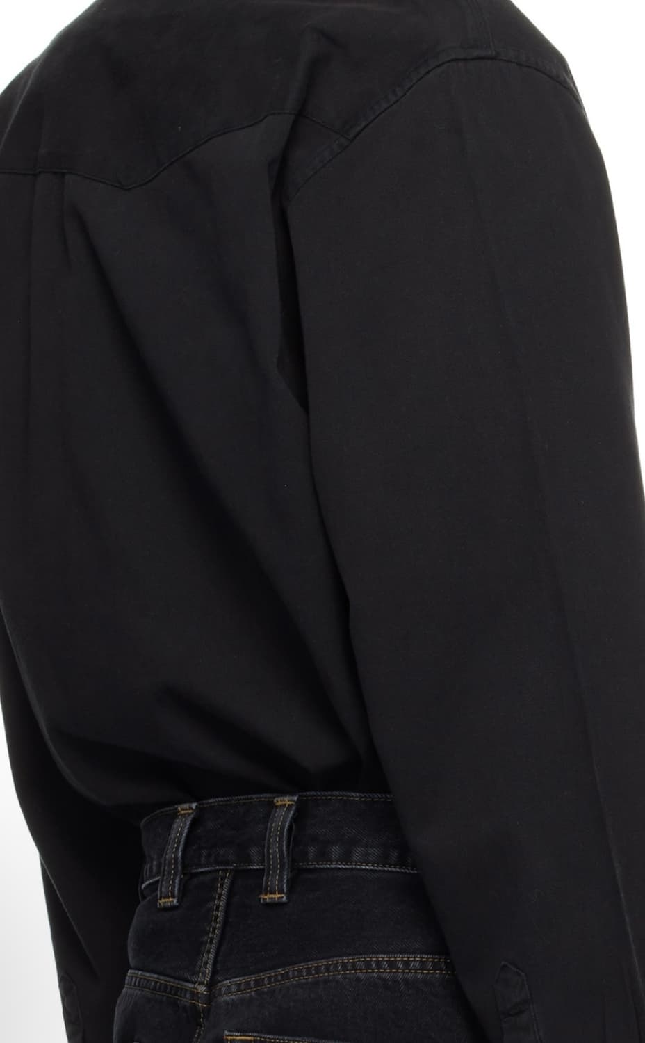 Carhartt 칼하트 WIP 남성 L/S 산타페 블랙 셔츠 상품이미지3