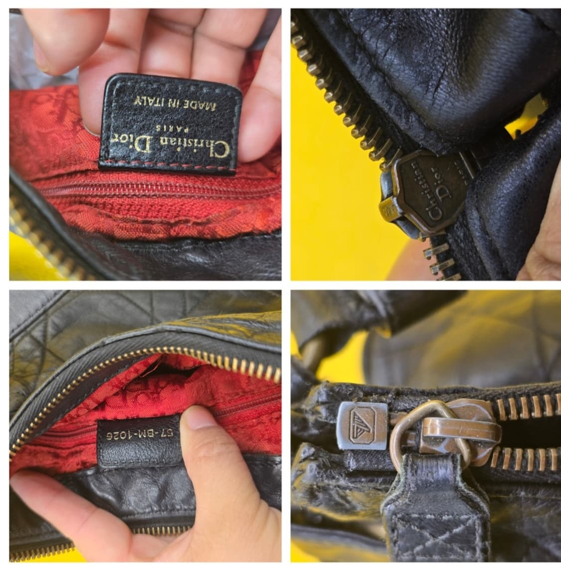 정품 디올 가우초라인 빈티지 숄더백 상품이미지10