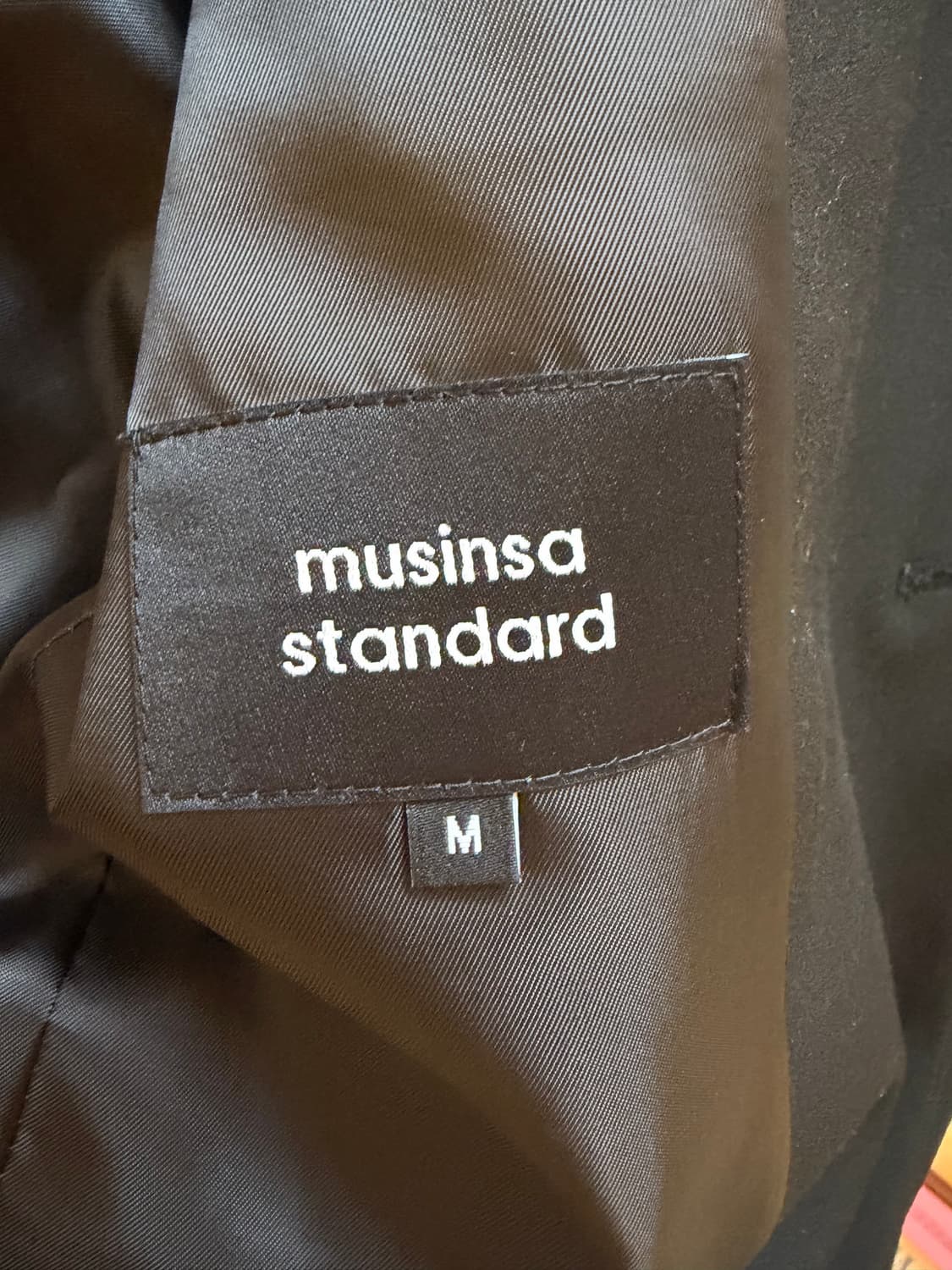 무신사 스탠다드 블레이져 블랙 M 상품이미지2