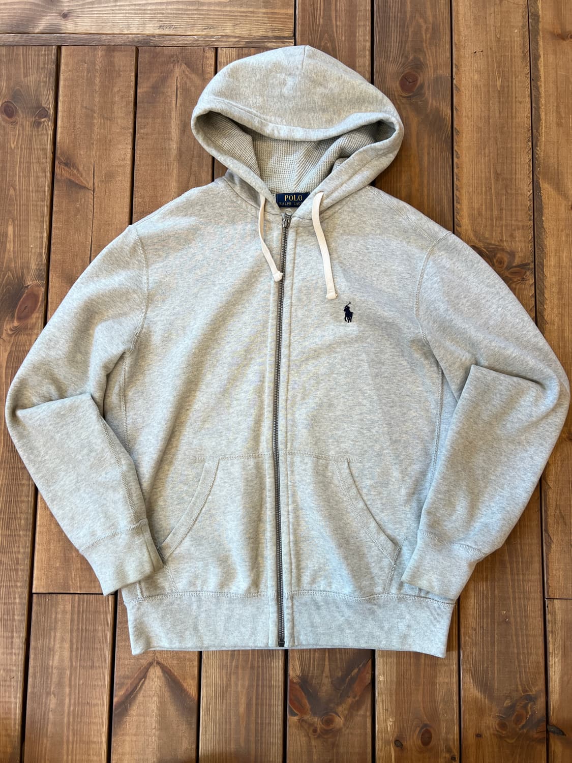 폴로 그레이 후드집업 상품이미지6