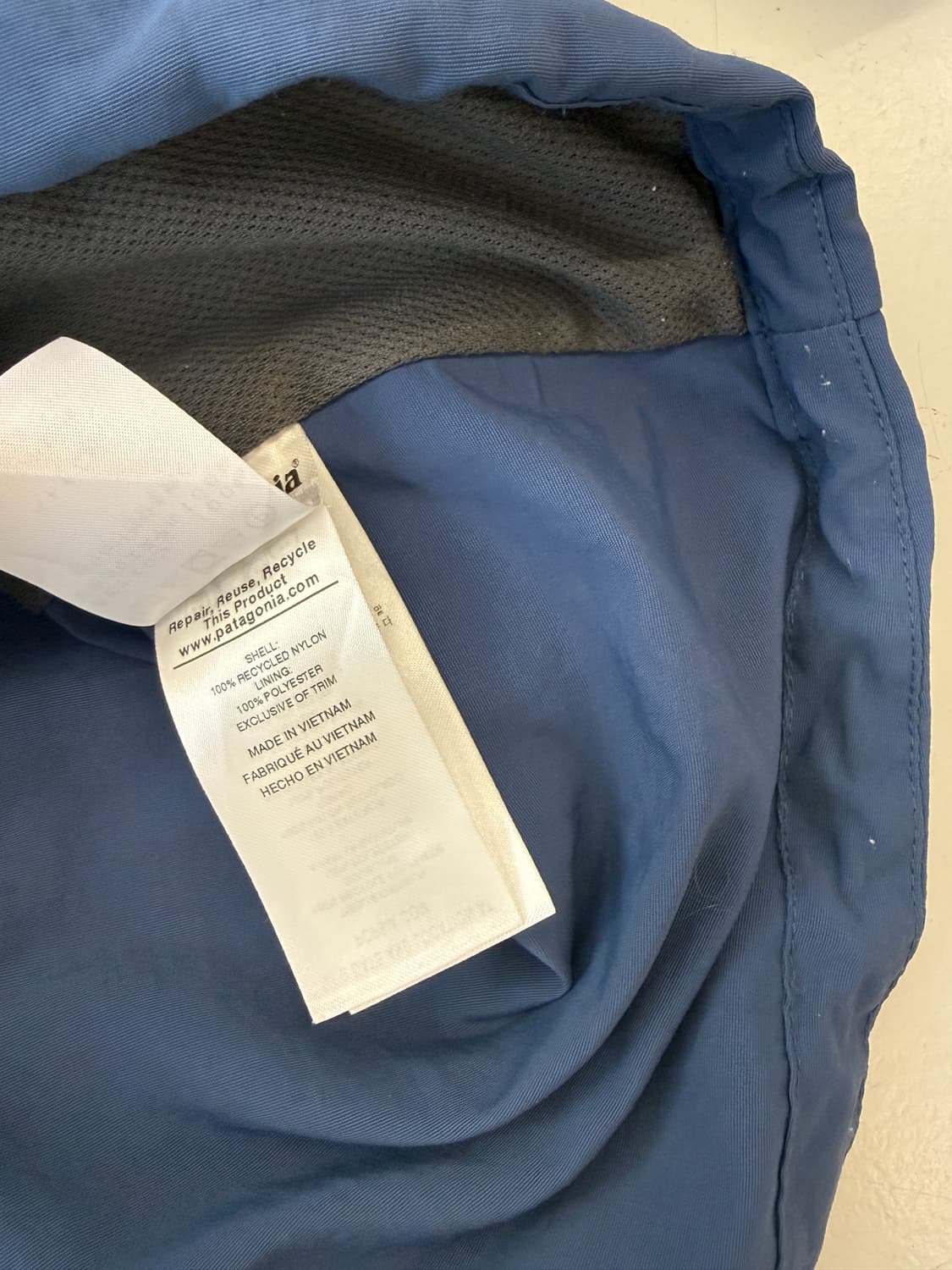 Patagonia 네이비 후디 윈드 자켓 상품이미지8