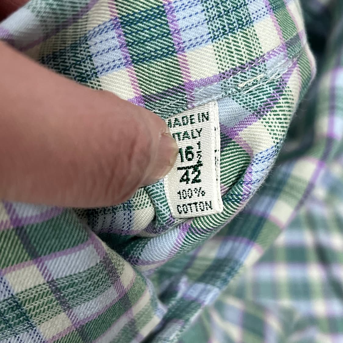 루이지보렐리 체크셔츠 s08935 상품이미지8