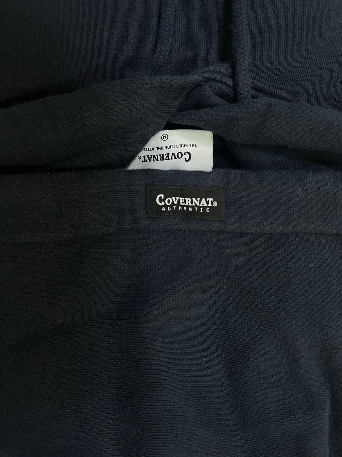 커버낫 네이비 쭈리 후디 남성M 상품이미지6