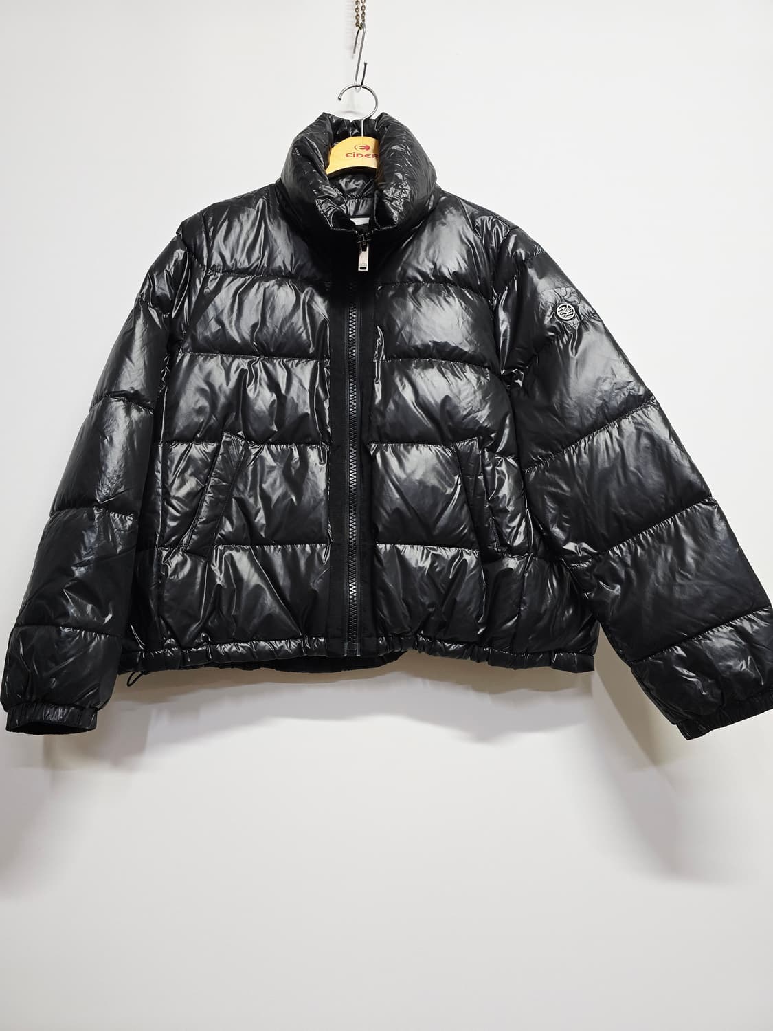 칼라거펠트 블랙 푸퍼 구스다운패딩 자켓 상품이미지1