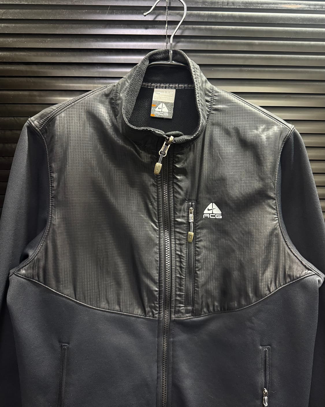 나이키 ACG 하이넥 집업 자켓 바람막이 아웃도어 등산 고프코어 M 95 상품이미지4