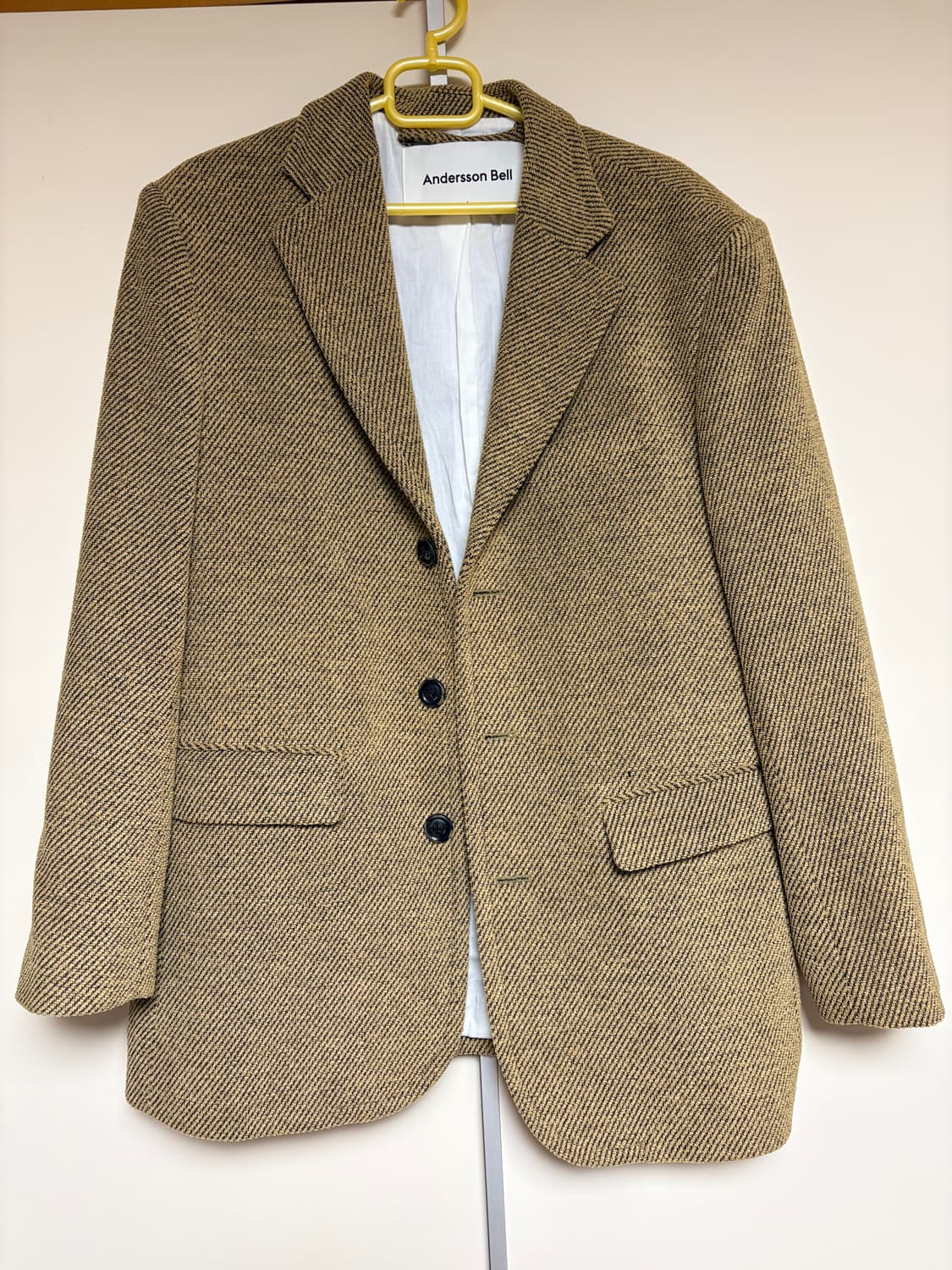 앤더슨벨 블레이저 자켓 L사이즈 옐로우 상품이미지2