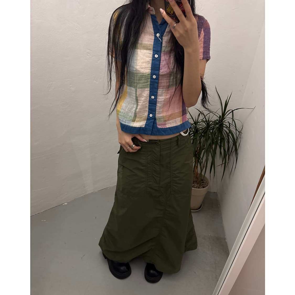 KAPITAL Check S/S Shirt 상품이미지3