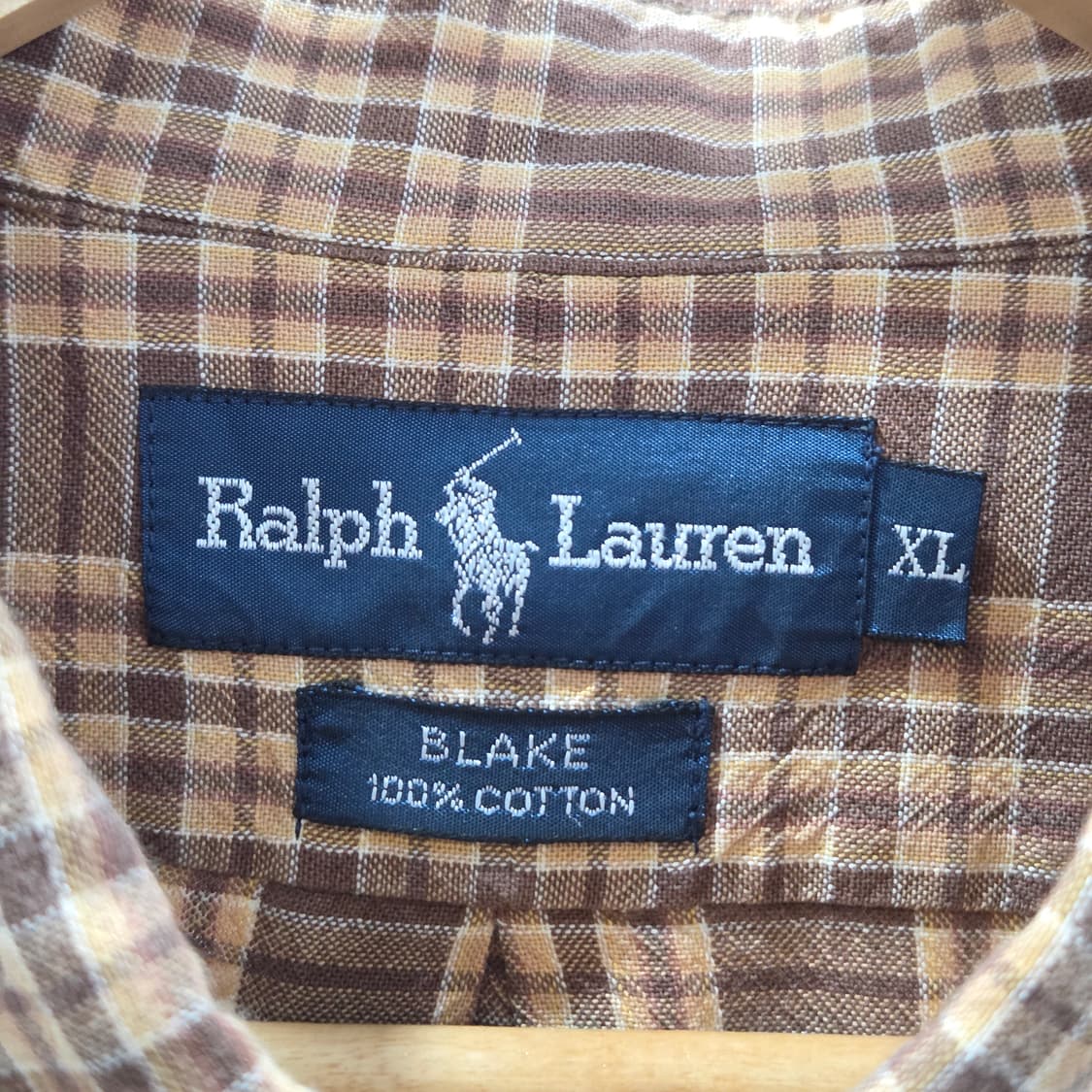 폴로랄프로렌 버튼다운 체크셔츠 XL  상품이미지3
