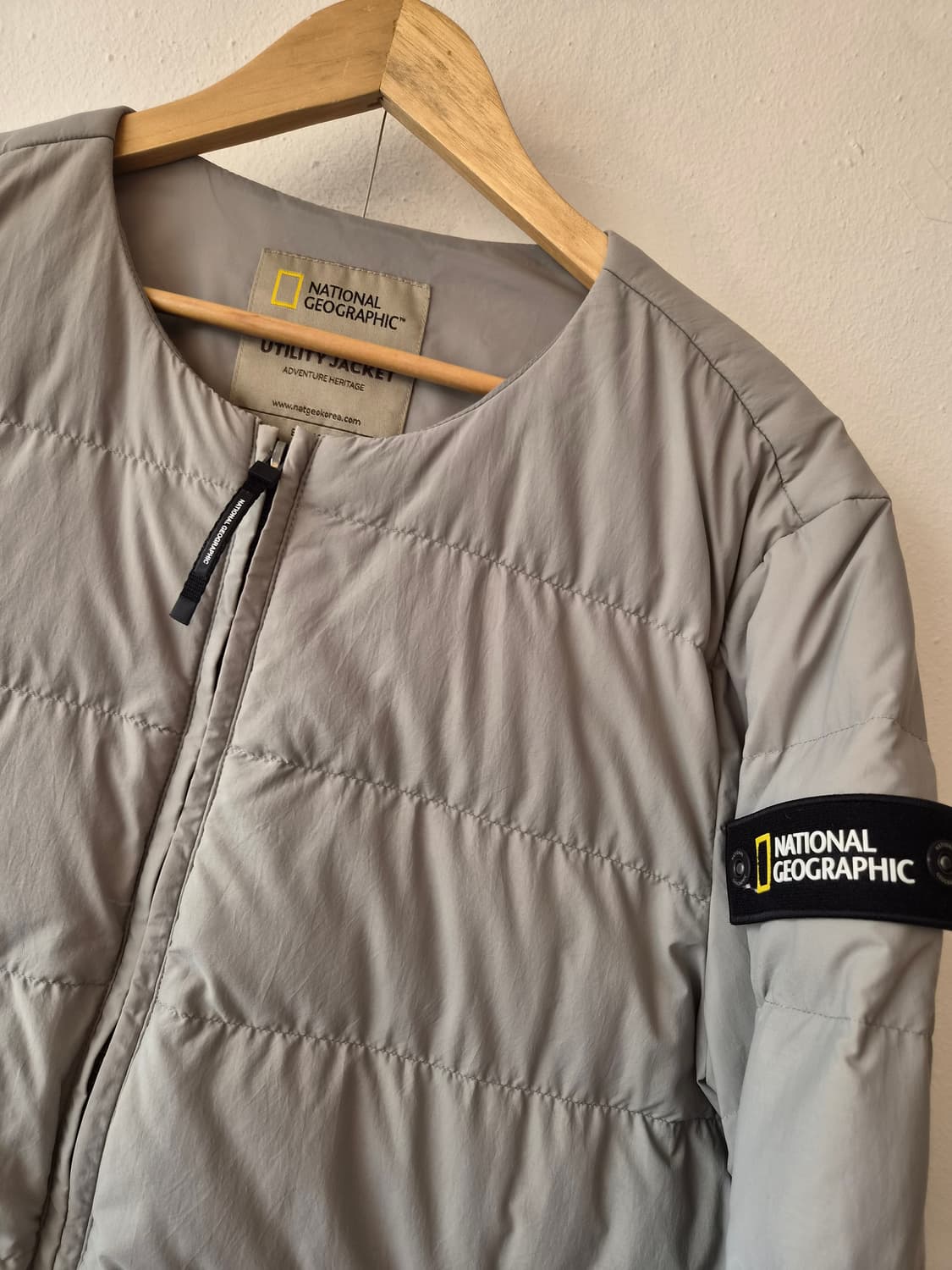 내셔널지오그래픽 남성 노카라덕다운패딩점퍼 XL사이즈 상품이미지4