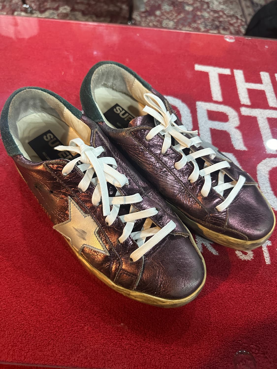 골든구스 스니커즈 퍼플 230사이즈 상품이미지2