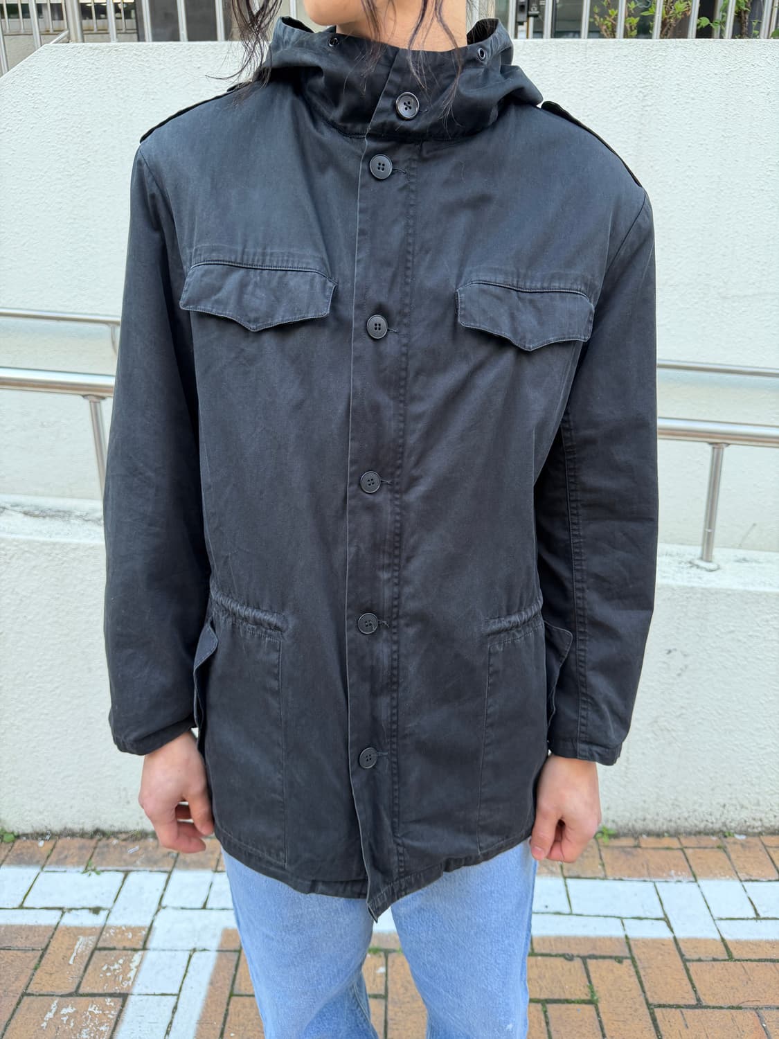 90s Agnes B. field hoodie jacket 상품이미지2
