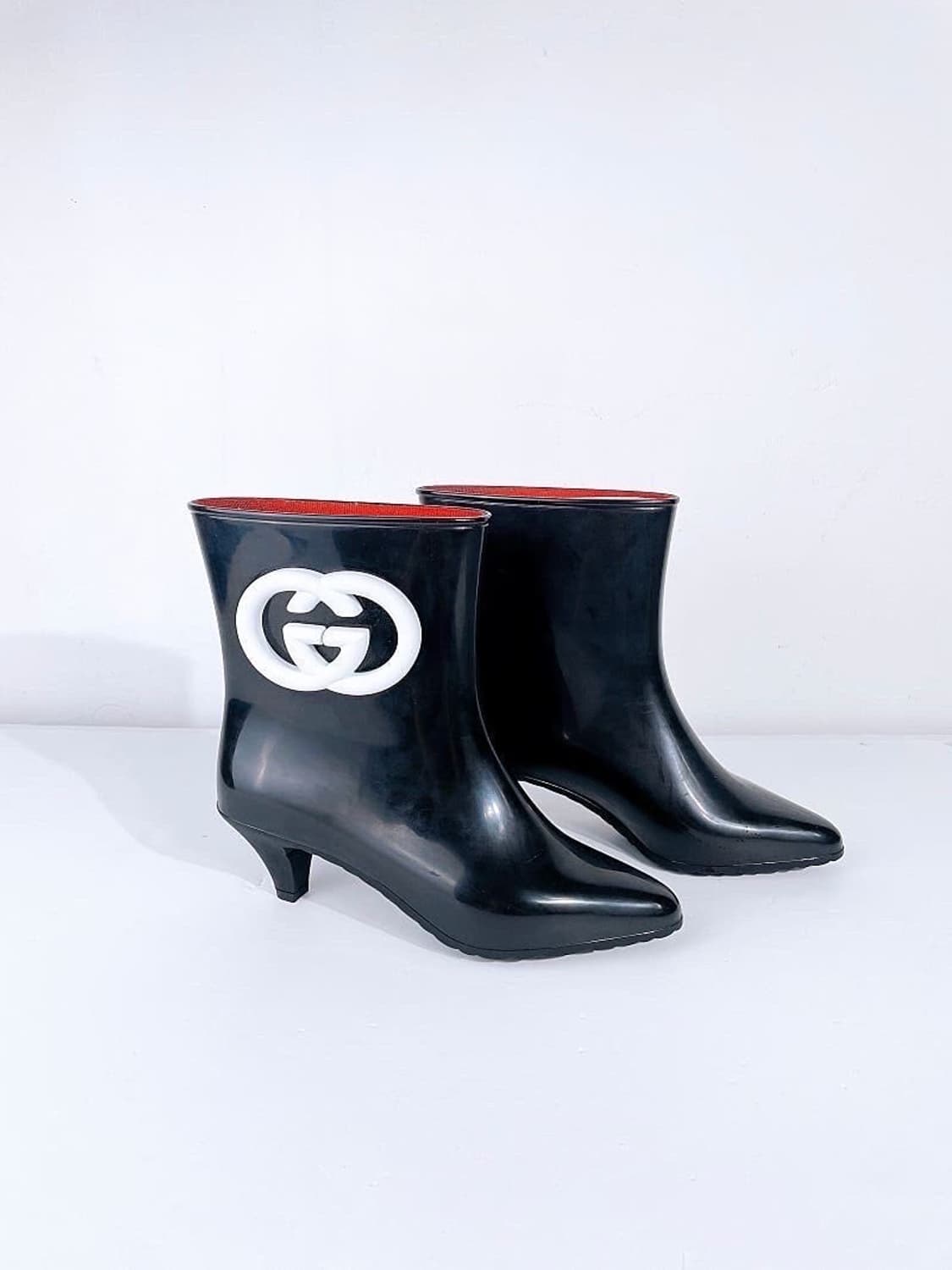 (정품/새상품) 구찌 여성 러버부츠 GG 앵클 부츠 상품이미지3