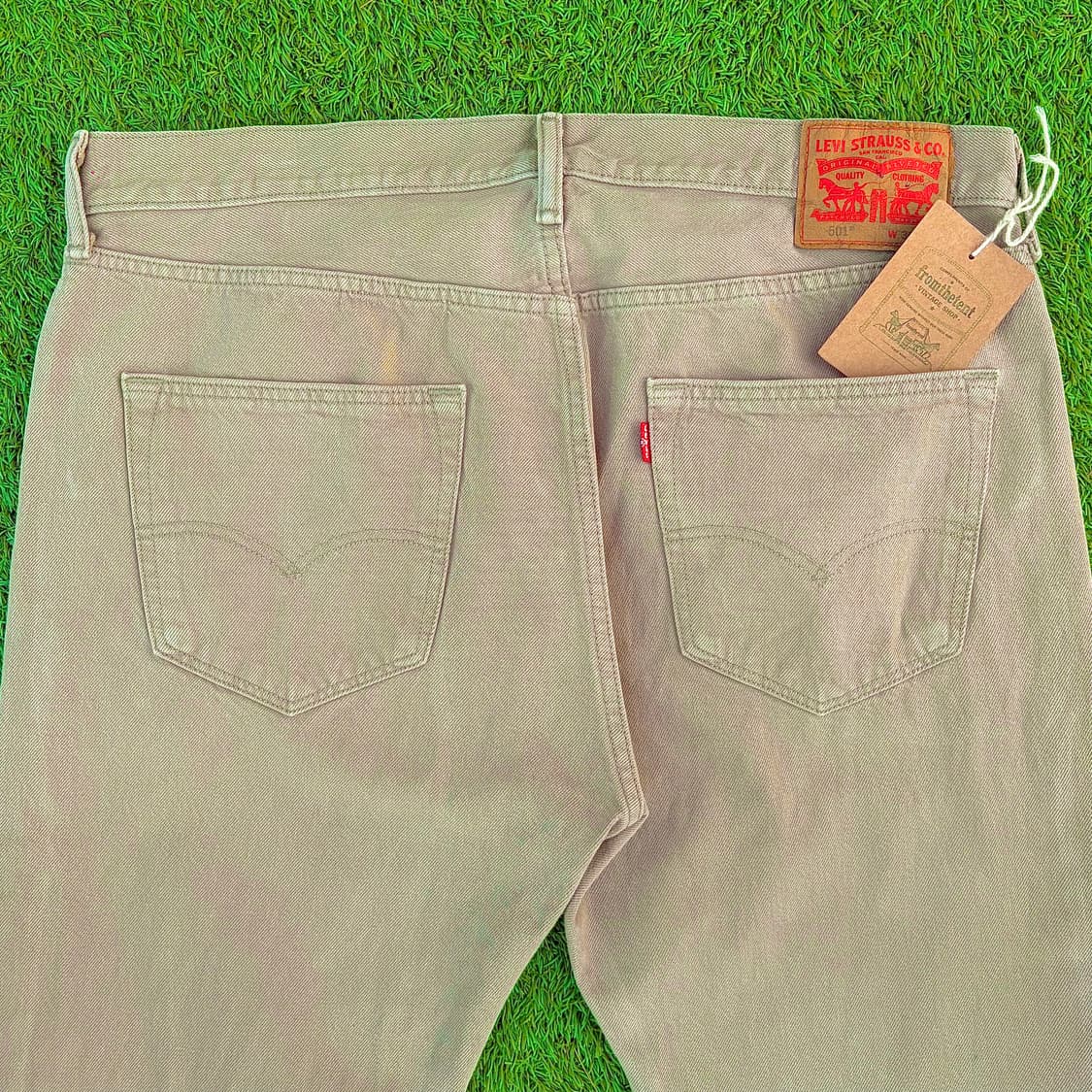 리바이스 501 스트레이트 베이지 데님 (38)  상품이미지3