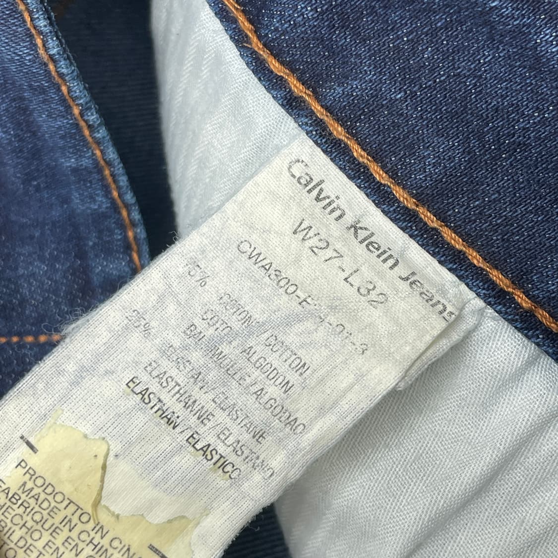 [중고] 캘빈클라인 부츠컷 데님 청바지 27 인치 상품이미지5