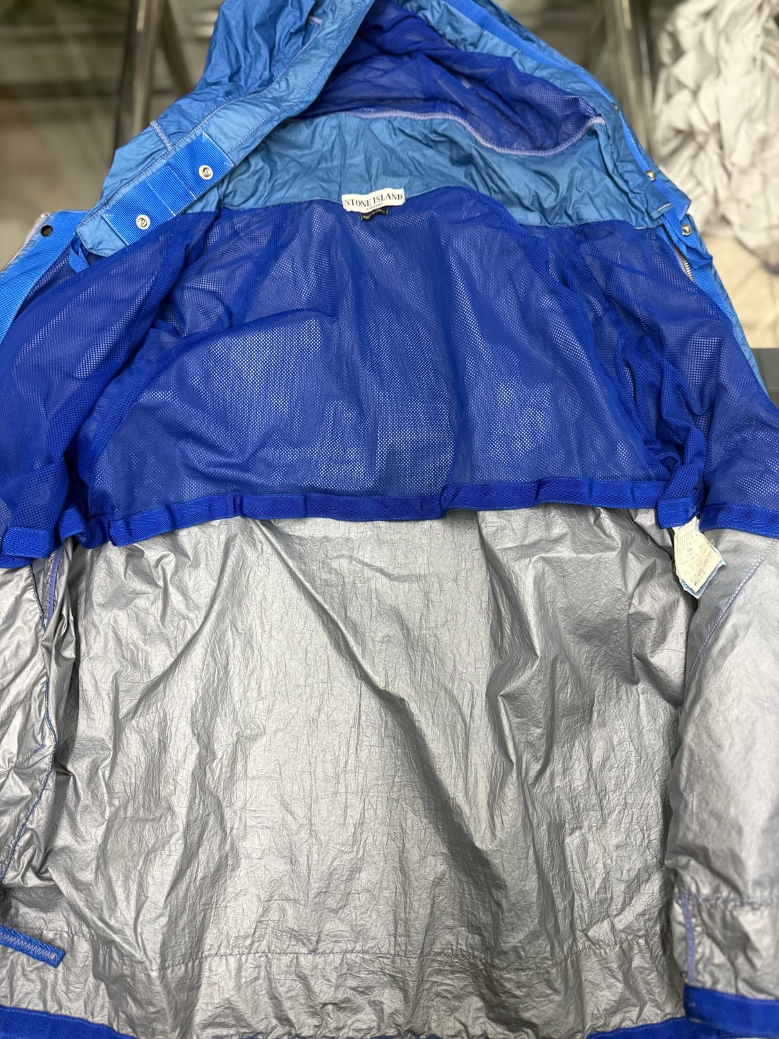 Stone Island ss04Gun Metal Nylon Jacket  상품이미지7