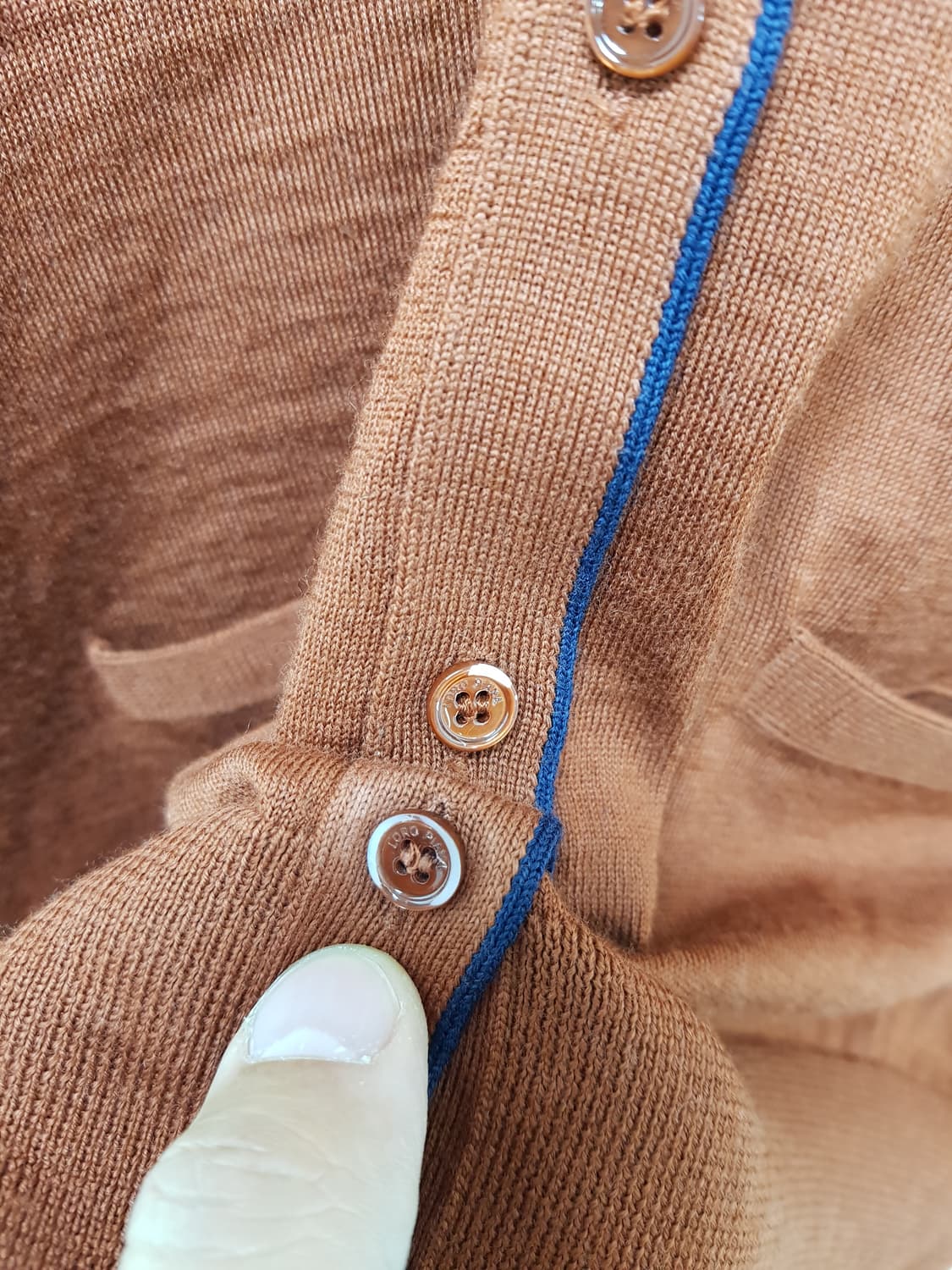 [38/55~66/정품] 로로피아나 가디건+니트 앙상블 상품이미지5