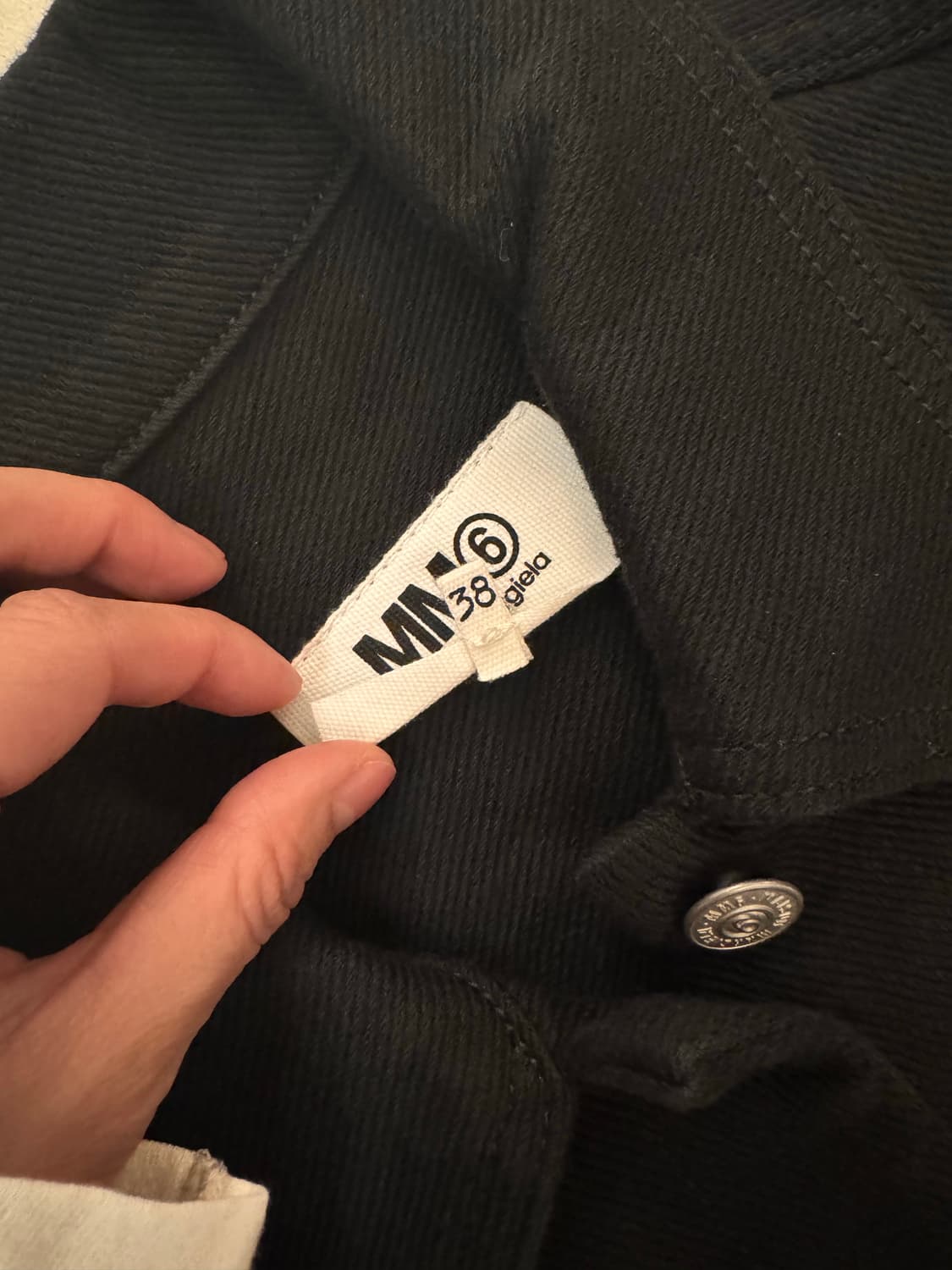 마르지엘라 MM6 블랙 셔츠 자켓 상품이미지3