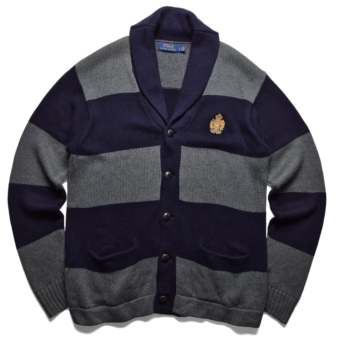 [L] 폴로 랄프로렌 크레스트로고 숄카라 가디건 상품이미지1