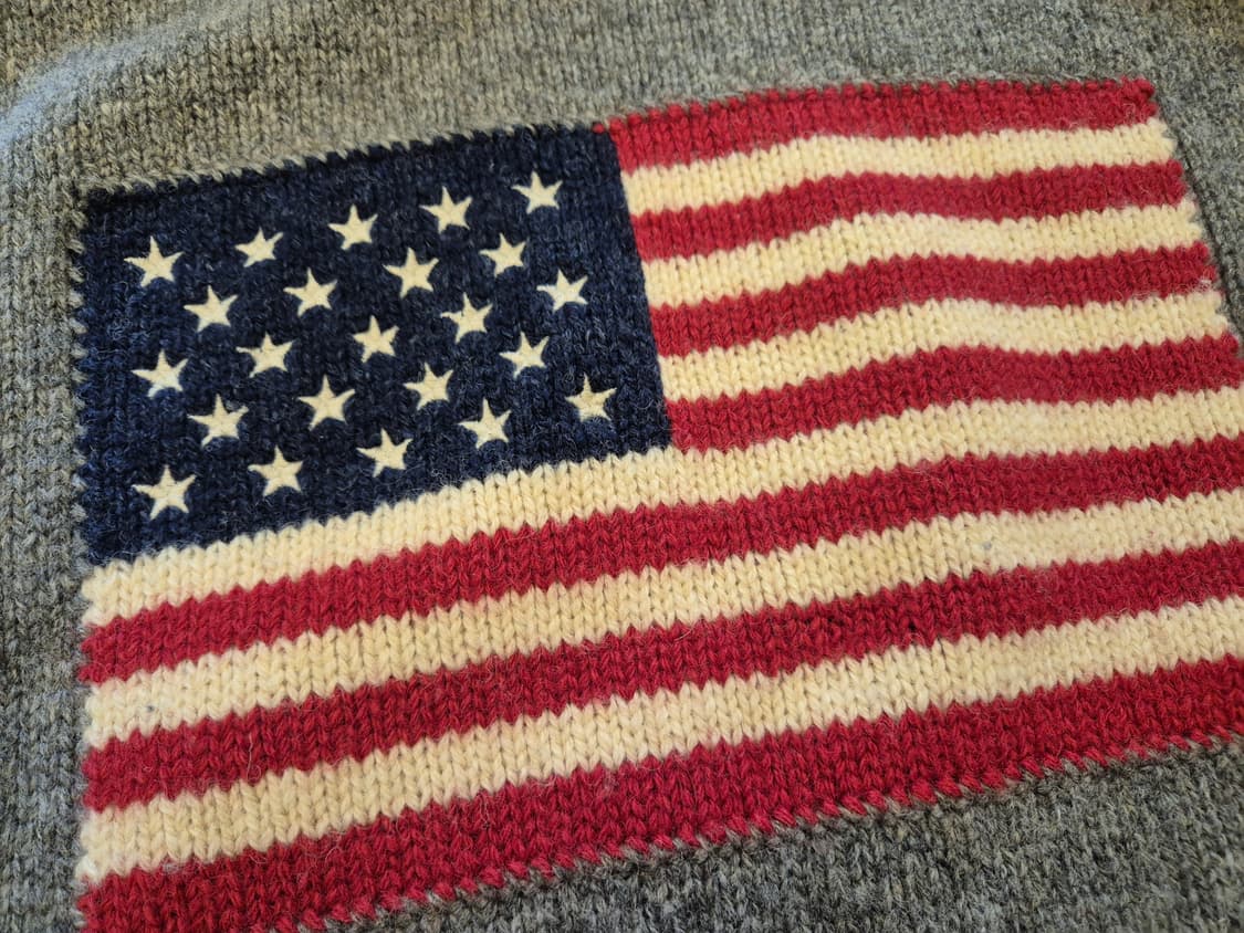 90s 폴로랄프로렌 성조기 램스울 스웨터 상품이미지3